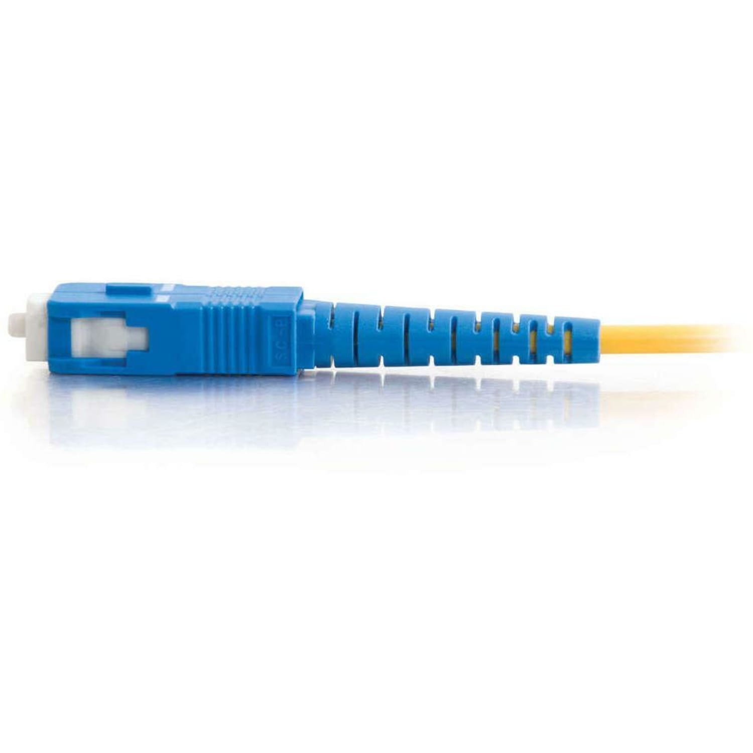C2G-3m SC-SC 9/125 OS1 Simplex Singlemode Fiber Optic Cable (Plenum-Rated) - Yellow - 3m SC-SC 9/125 Simplex Single Mode OS2 Fiber Cable - 34847 - Image 4