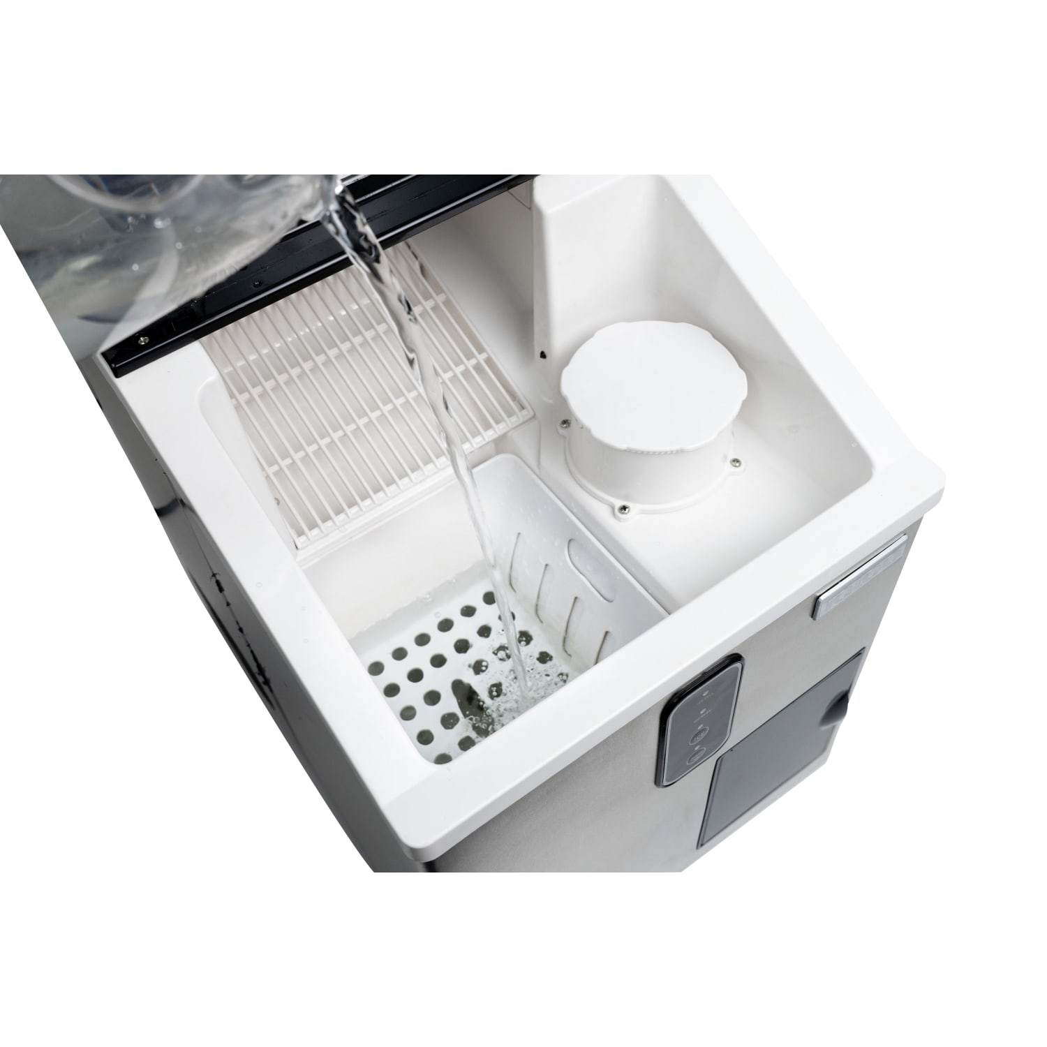 Igloo 44 Lb Ice Maker And Dispensing Ice Shaver, Silver - Image 5