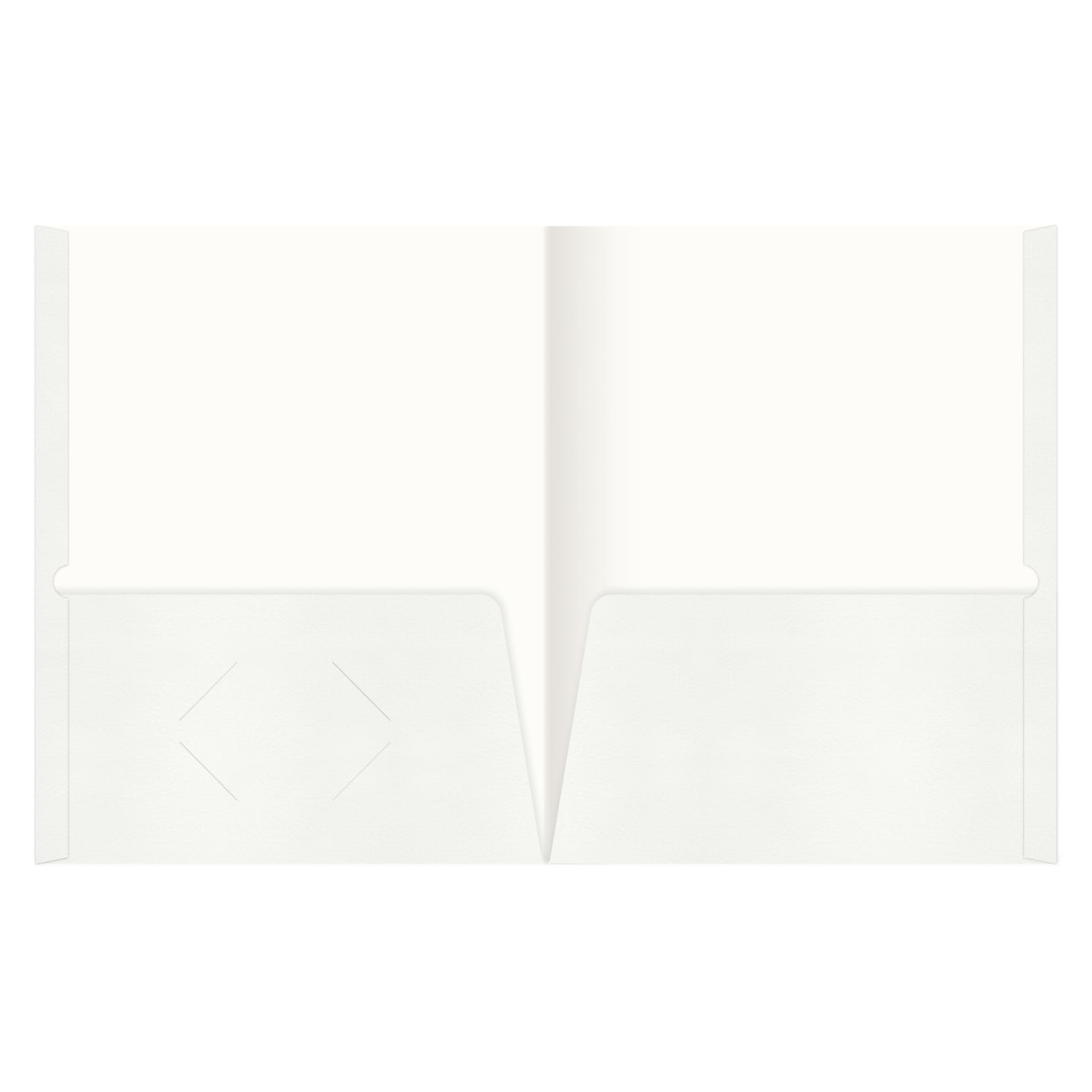 Office Depot Brand 2-Pocket Paper Folders, Off-White, Pack of 25 - Image 3