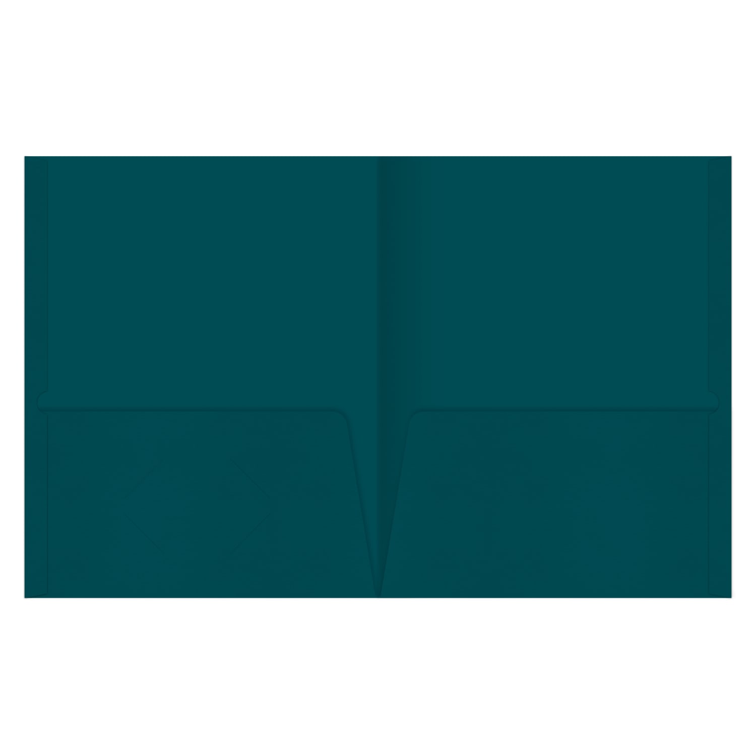 Office Depot Brand 2-Pocket Paper Folders, Teal, Pack Of 25 - Image 3