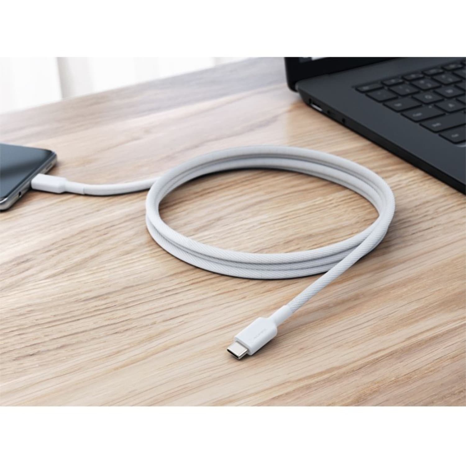 ALOGIC Elements Pro - USB cable - 24 pin USB-C (M) to 24 pin USB-C (M) - USB 2.0 - 5 A - 6.6 ft - white - Image 6