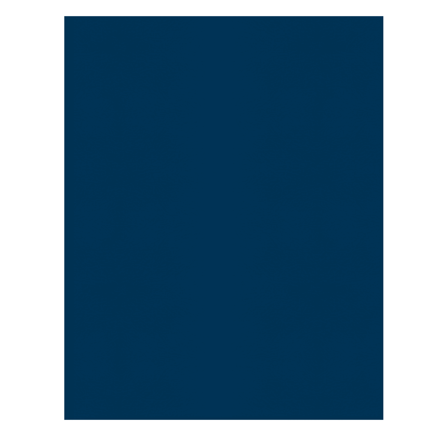 Office Depot Brand 2-Pocket Paper Folders with Prongs, Dark Blue, Pack Of 25