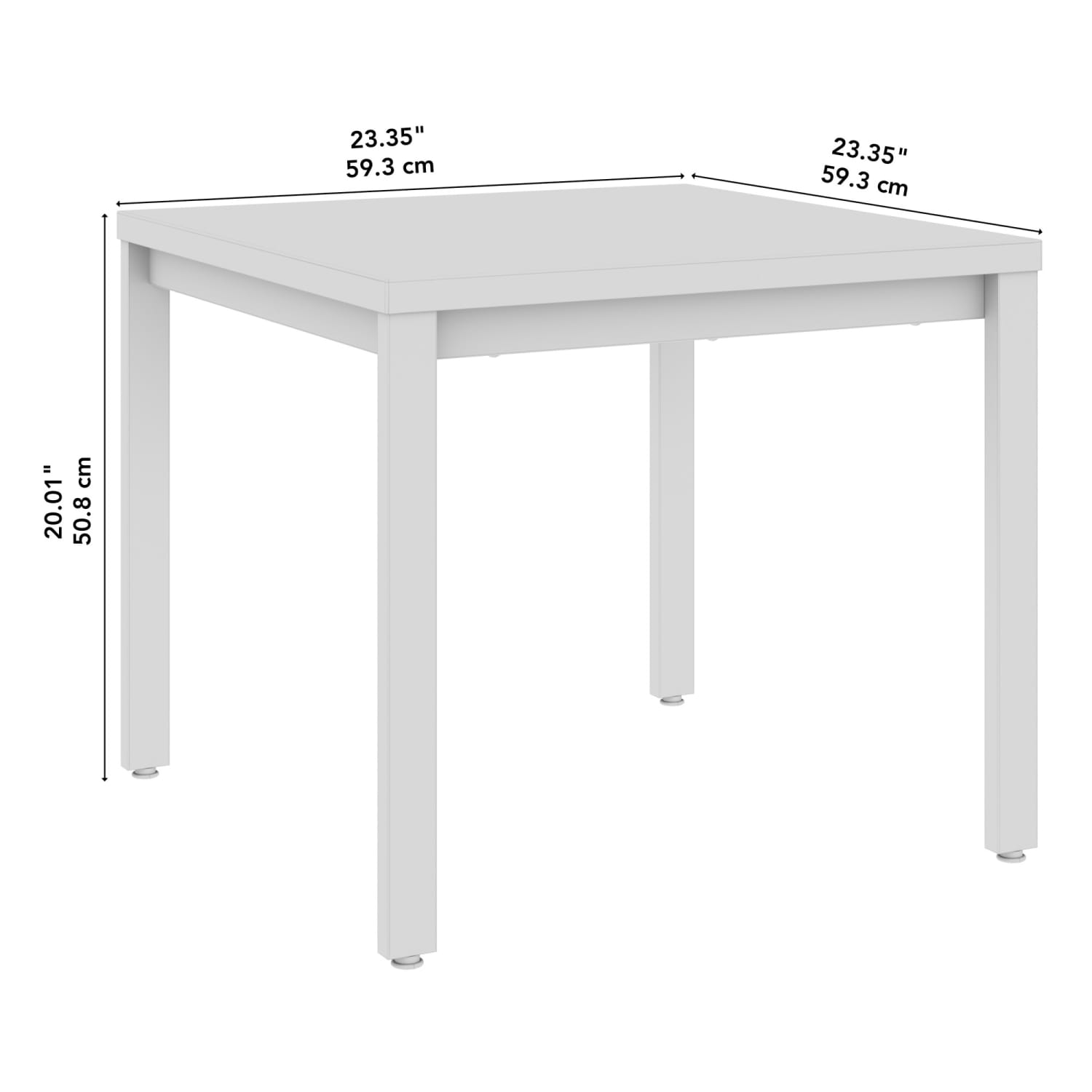 Bush Business Furniture Arrive Waiting Room End Table, Storm Gray, Standard Delivery - Image 6