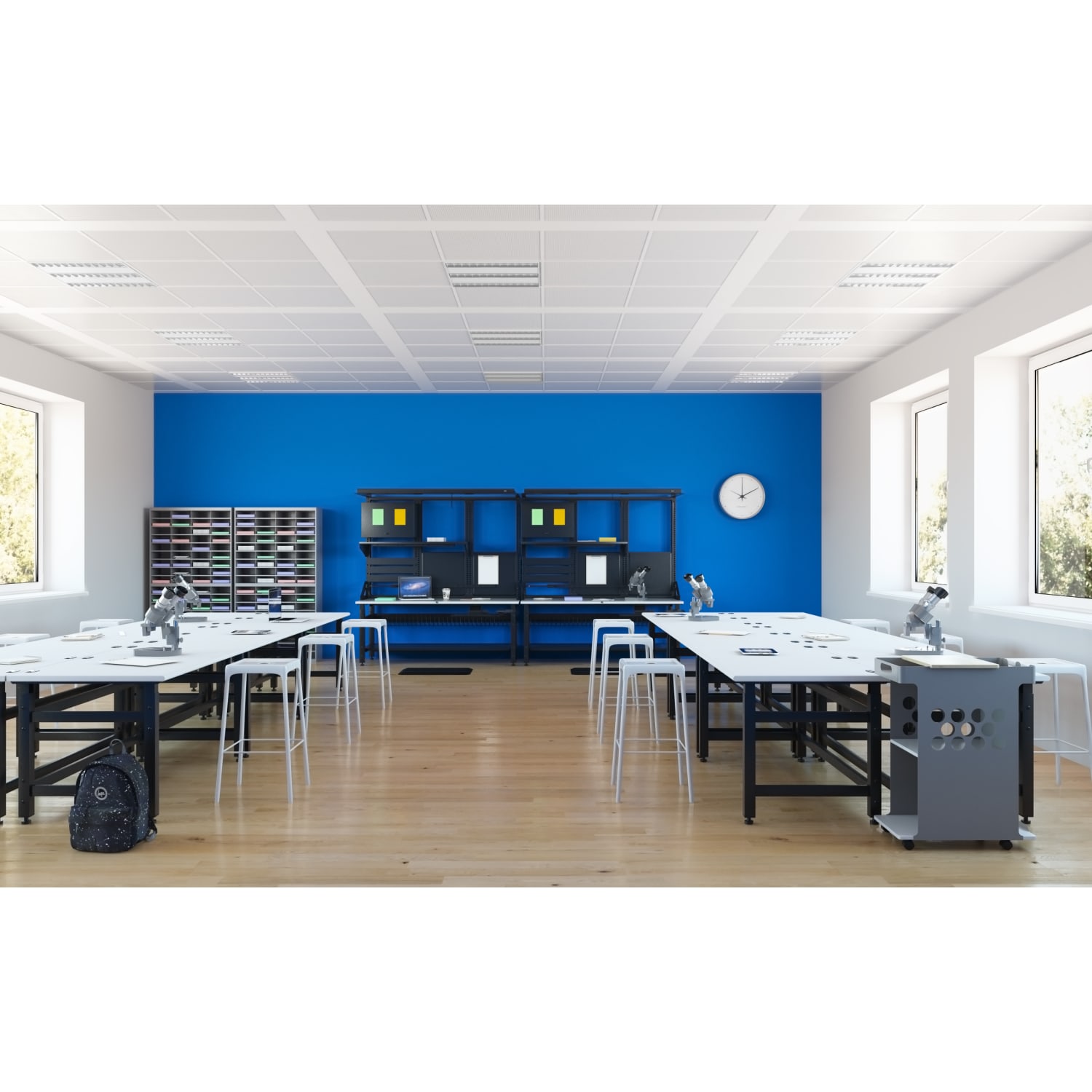 Safco® Steel Counter Stool Black PopularChairscom