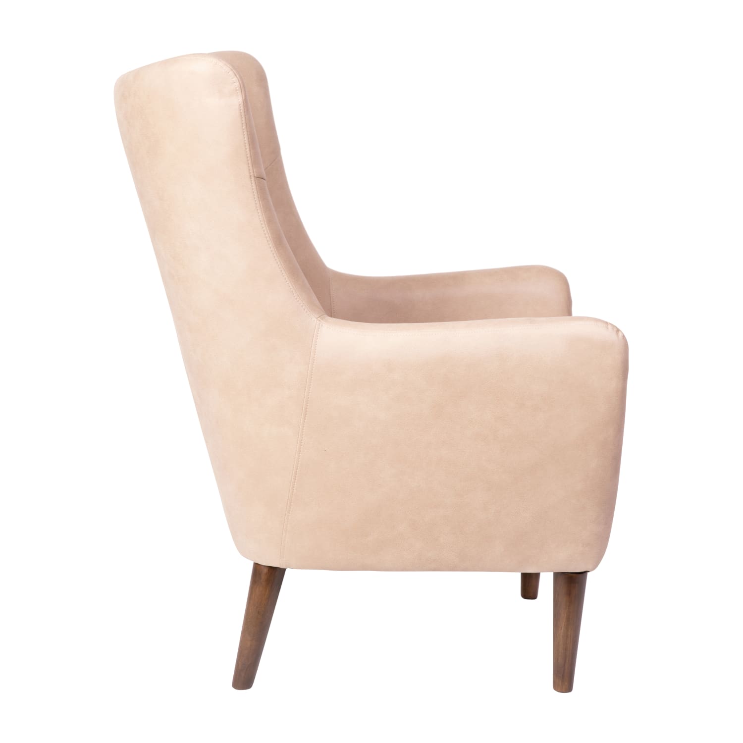 Flash Furniture Connor Traditional Wingback Accent Chair Commercial Grade Faux Leather Upholstery and Wooden Frame and Legs Light Brown PopularChairscom Flash Furniture Connor Traditional Wingback Accent Chair Commercial Grade Faux Leather Upholstery and Wooden Frame and Legs Light Brown PopularChairscom