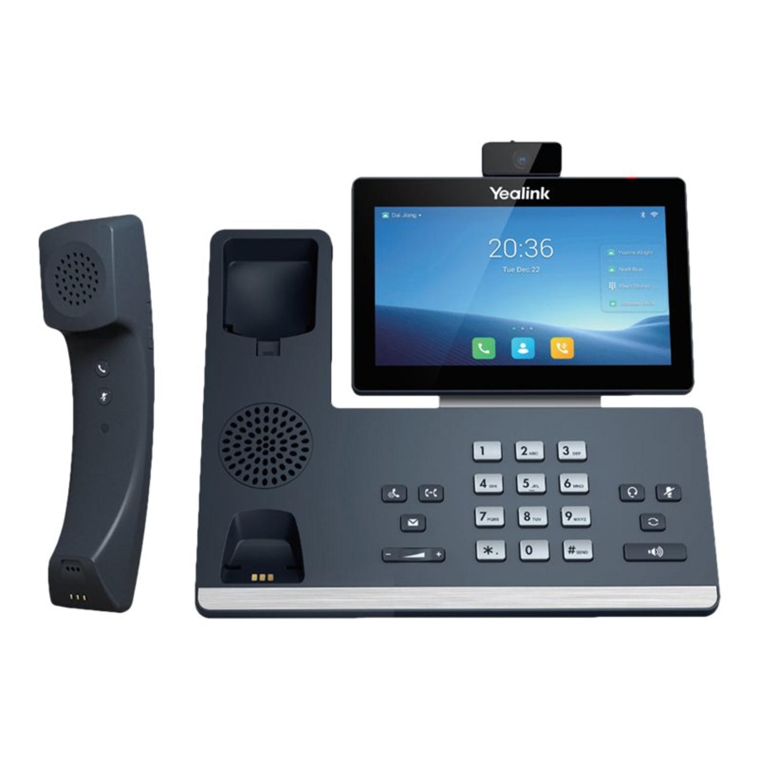Yealink Entry-Level Gigabit POE 2-Line HD Voice Phone, YEA-SIP-T58WPROCAM - Image 3