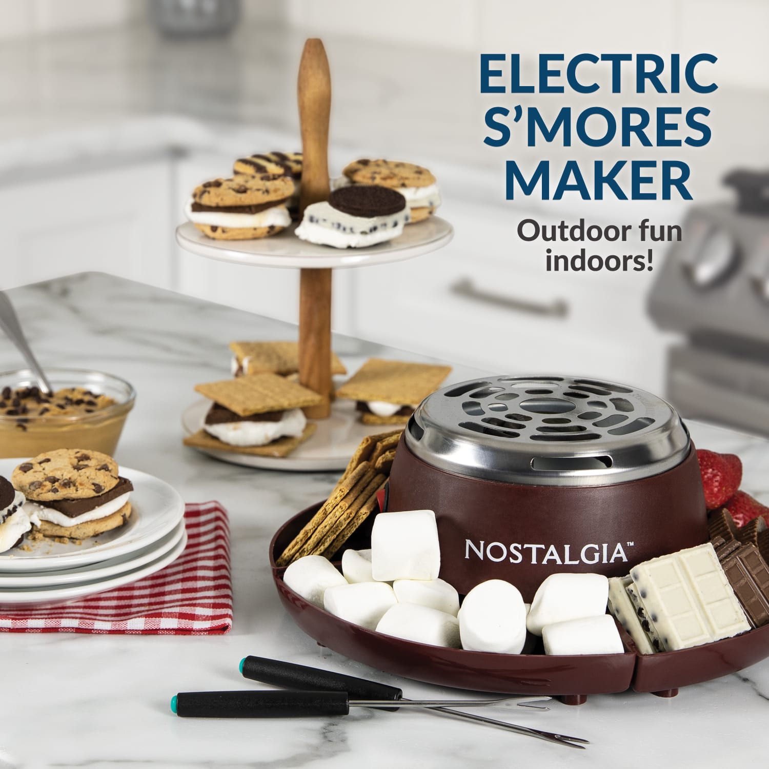 Nostalgia NMSM100BR Smores Maker, 5in x 10-7/8in - Image 5
