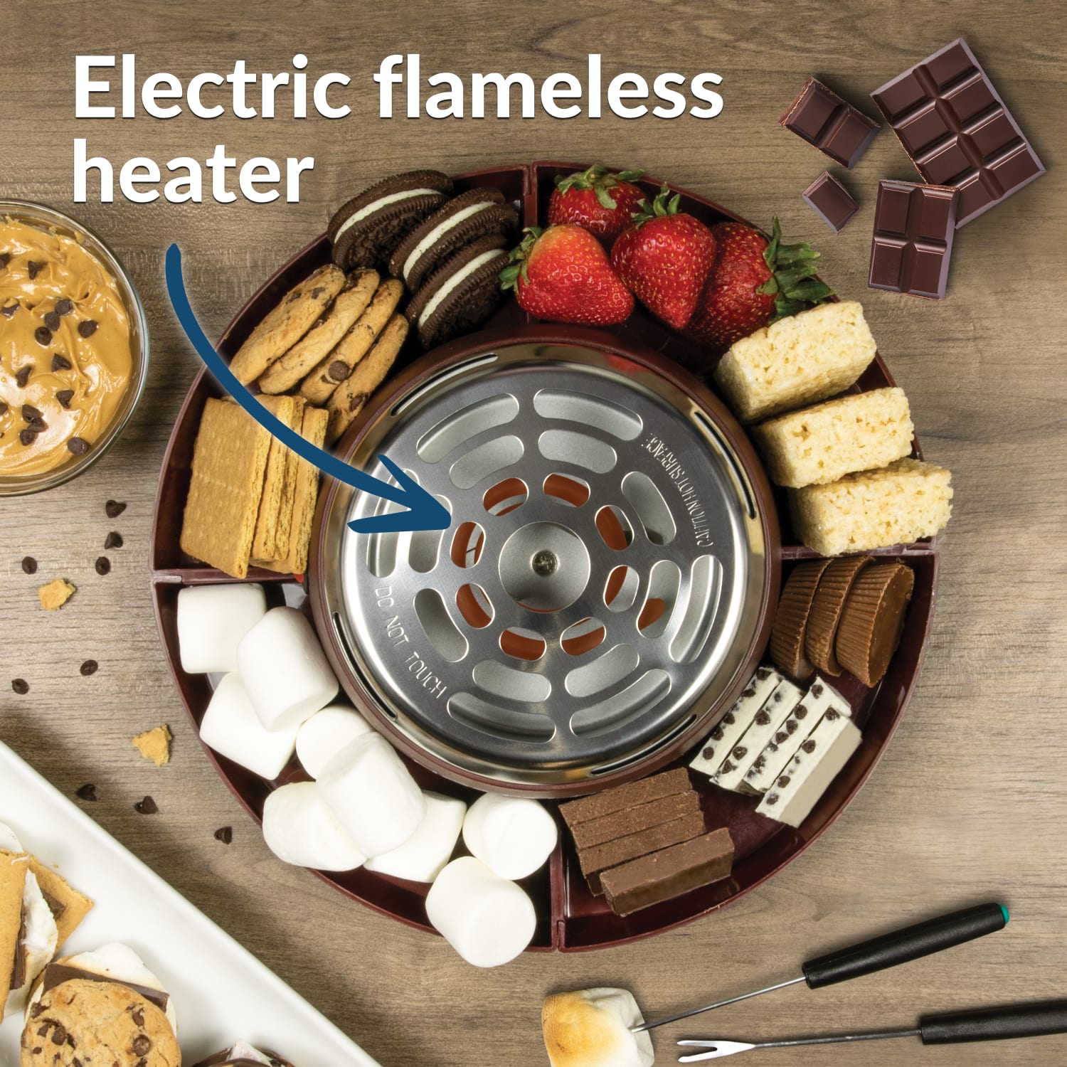 Nostalgia NMSM100BR Smores Maker, 5in x 10-7/8in - Image 6