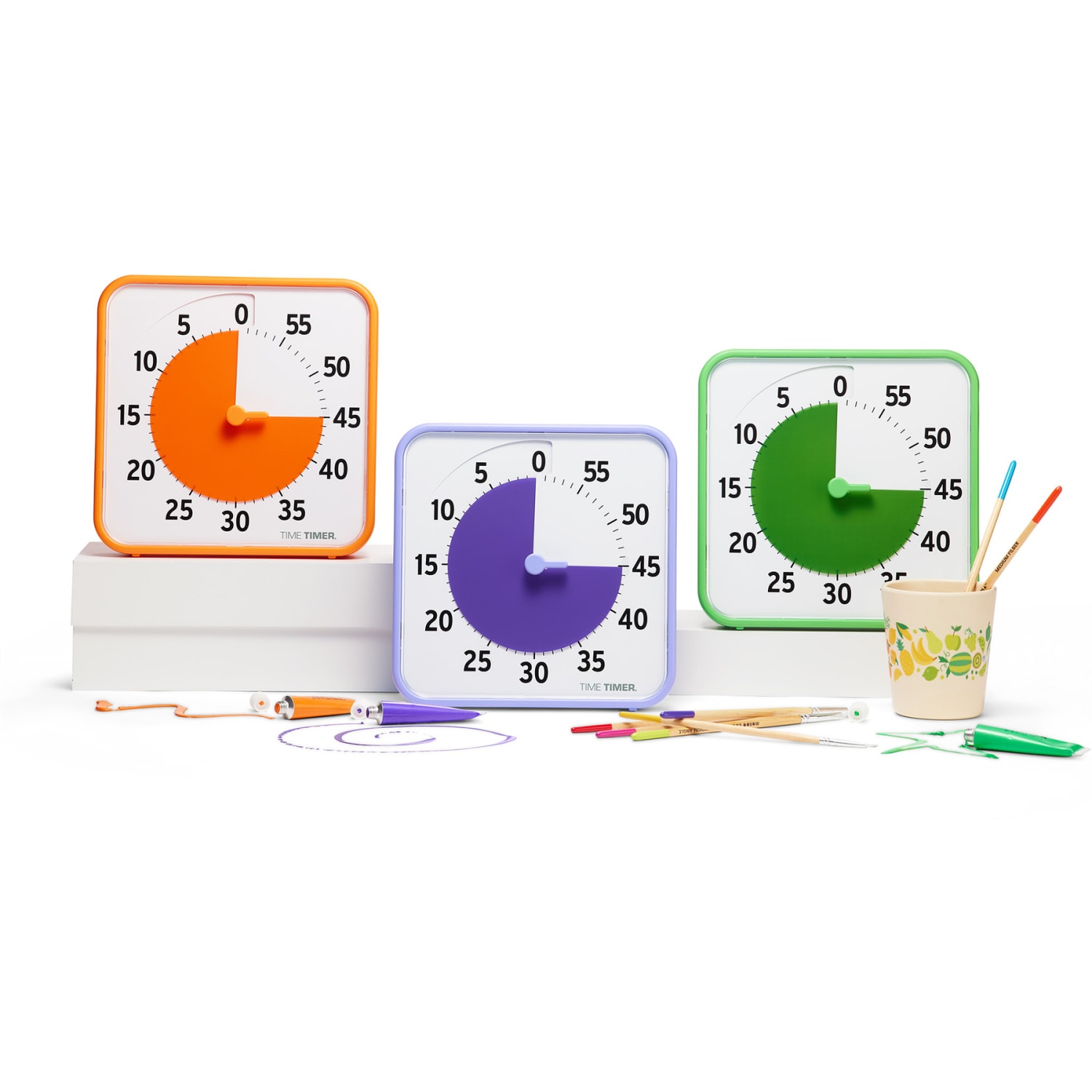 Time Timer Original Timer Sets, Secondary Colors, Pack Of 3 Sets - Image 4