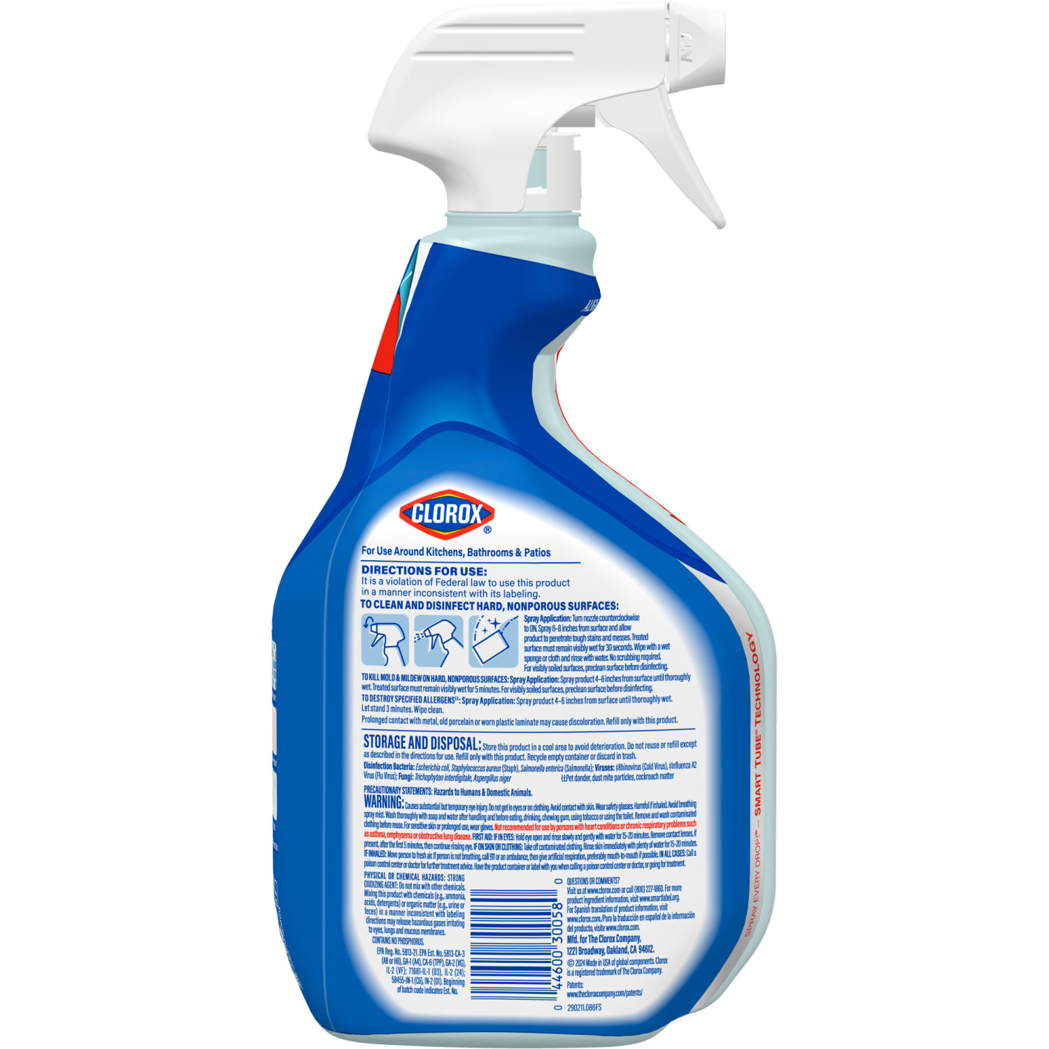 Clorox Clean-Up Multi-Surface Cleaner with Bleach, Rain Clean, Spray Bottle, 32 Fluid Ounces (30058) - Image 4