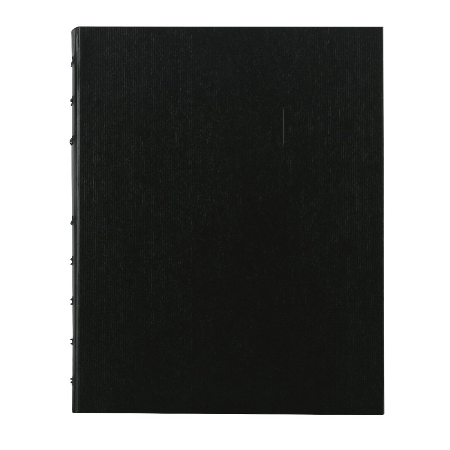 Blueline MiracleBind 50% Recycled Notebook, 9 1/4in x 7 1/4in, 75 Sheets, Black