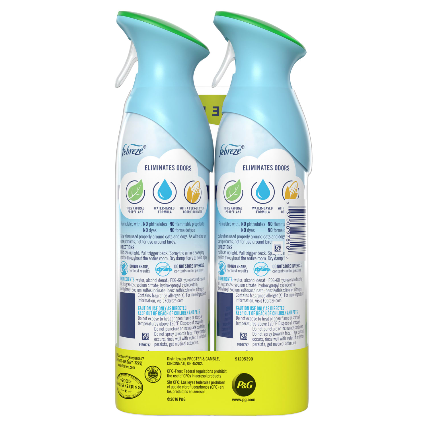 Febreze Air Fresheners, Gain Original Scent, 8.8 Oz, Pack Of 2 Air Fresheners - Image 6
