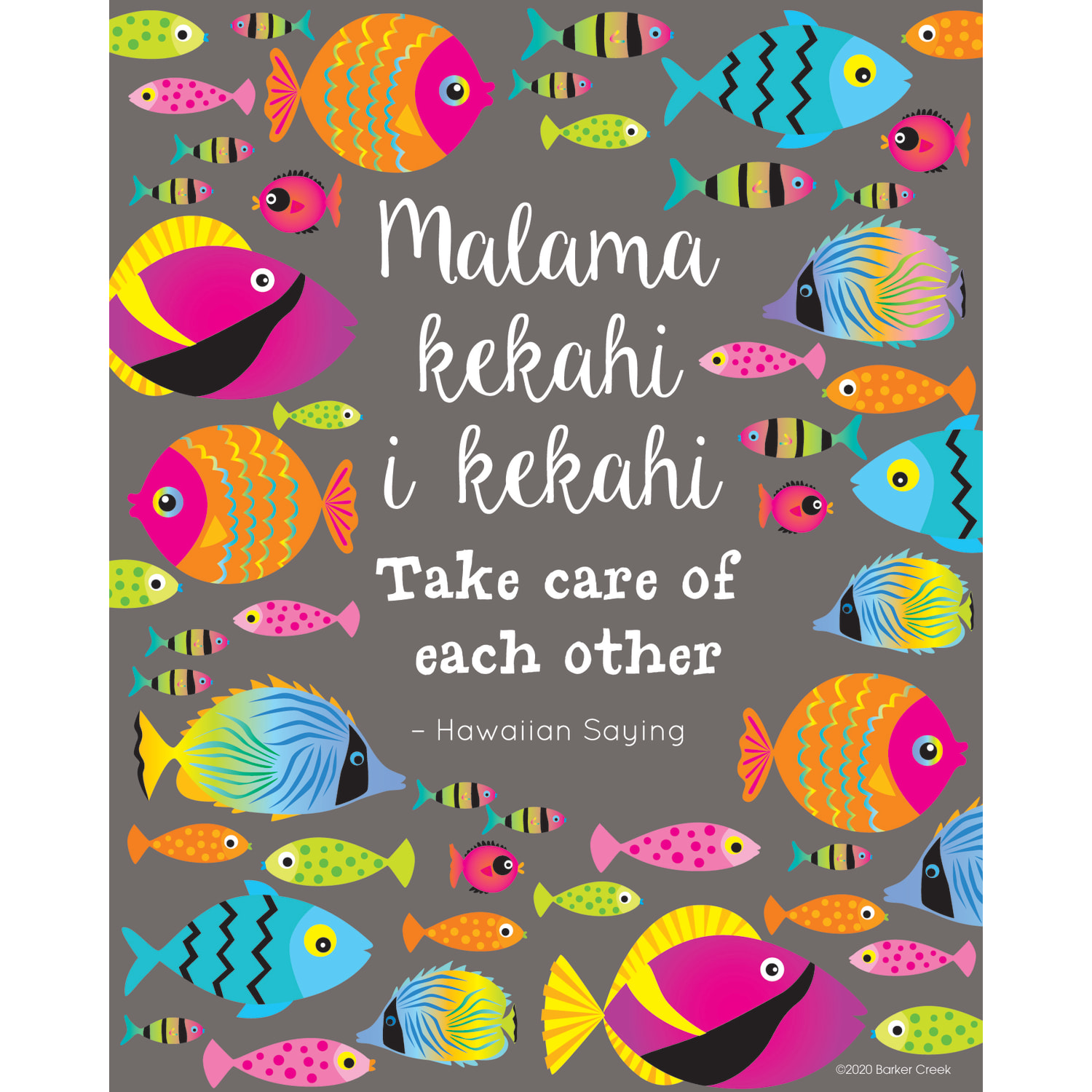 Barker Creek Art Prints, 8in x 10in, Take Care Of Each Other Kai Ola Collection, Pre-K To College, Set Of 4 Prints - Image 5