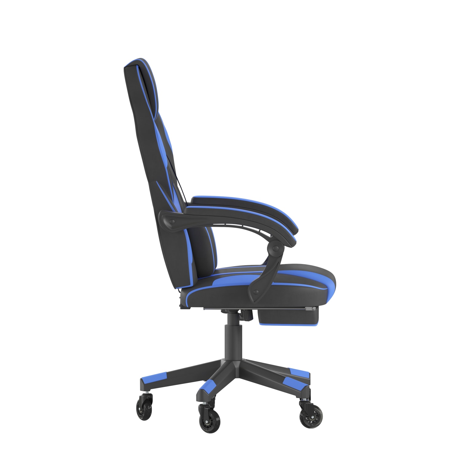 Flash Furniture X40 Ergonomic Faux Leather Racing Computer Gaming Chair BlackBlue PopularChairscom Flash Furniture X40 Ergonomic Faux Leather Racing Computer Gaming Chair BlackBlue PopularChairscom
