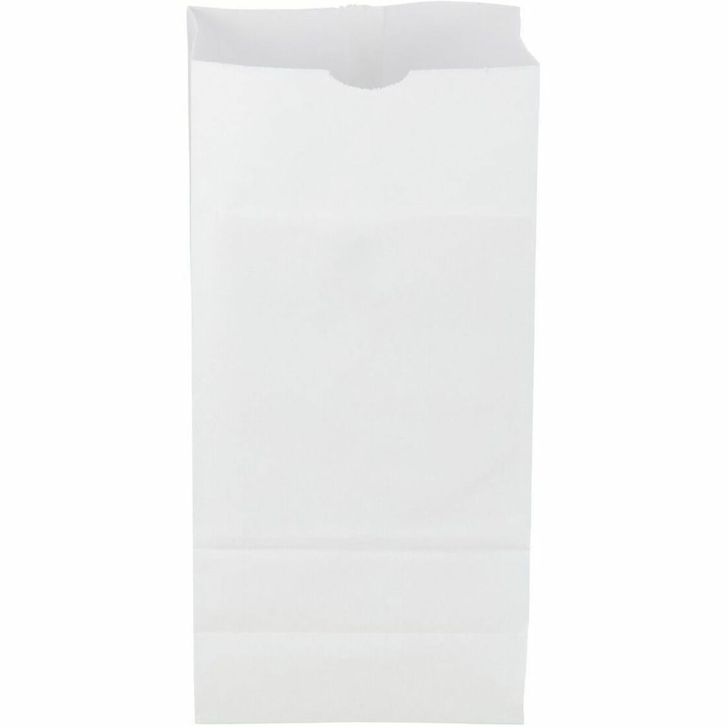 General Grocery Paper Bags, 40 lb, 13-7/16inH x 8-1/4inW x 6inD, White, Pack Of 500 Bags - Image 3