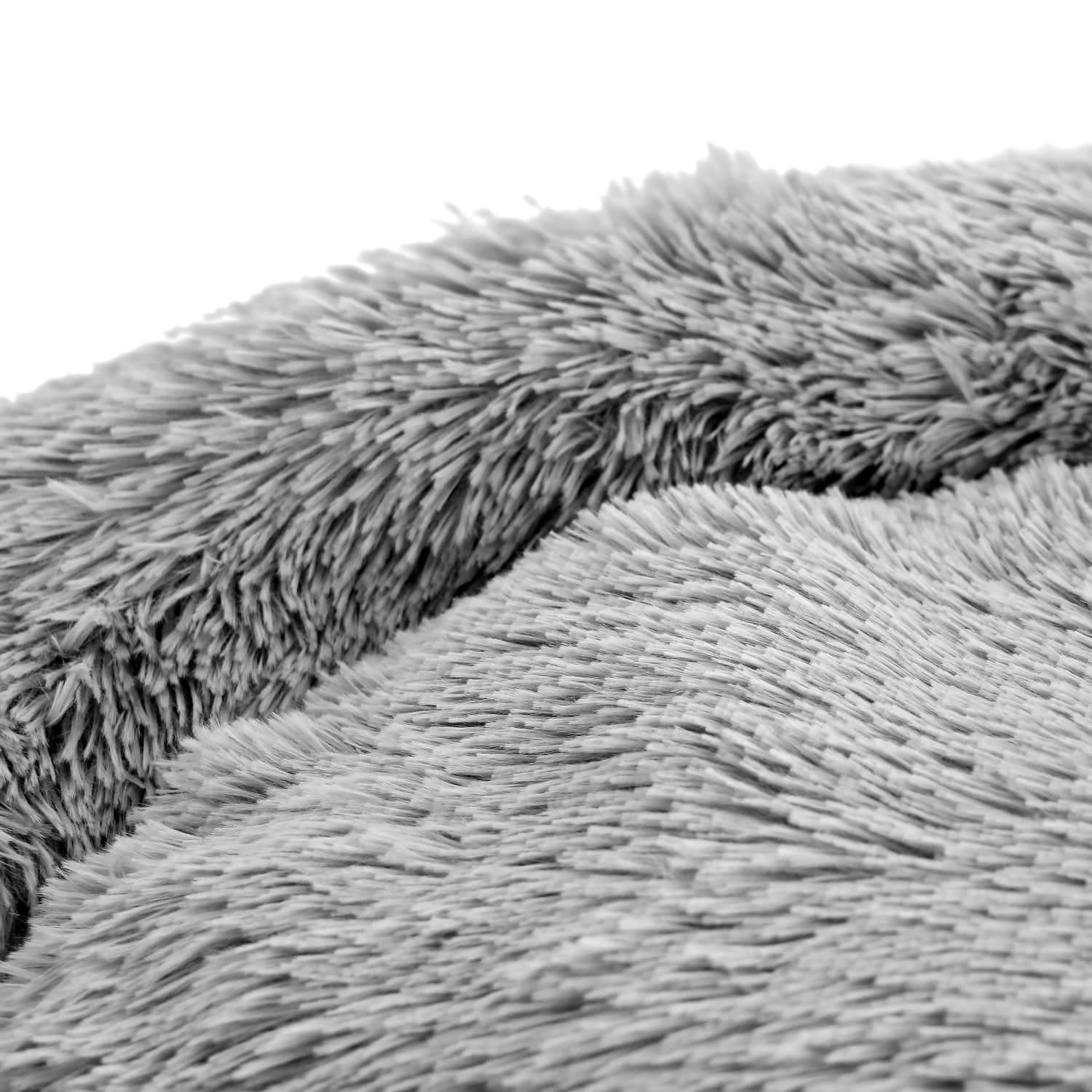 Gibson Home Bow Wow Buddy Pet Bed, 30in x 30in, Shaggy Gray - Image 5