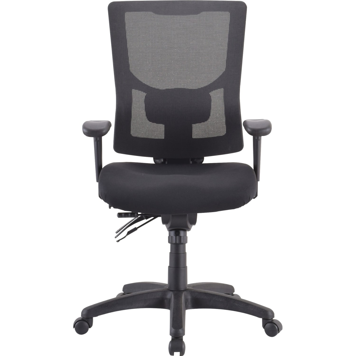 Lorell Conjure Executive High Back Ergonomic Mesh Chair Black PopularChairscom
