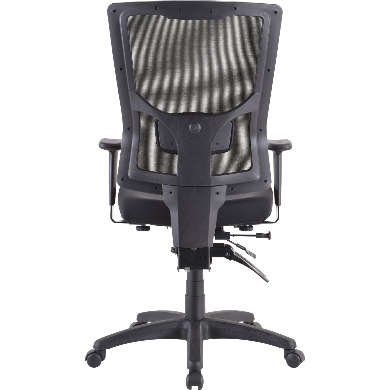 Lorell Conjure Executive High Back Ergonomic Mesh Chair Black PopularChairscom