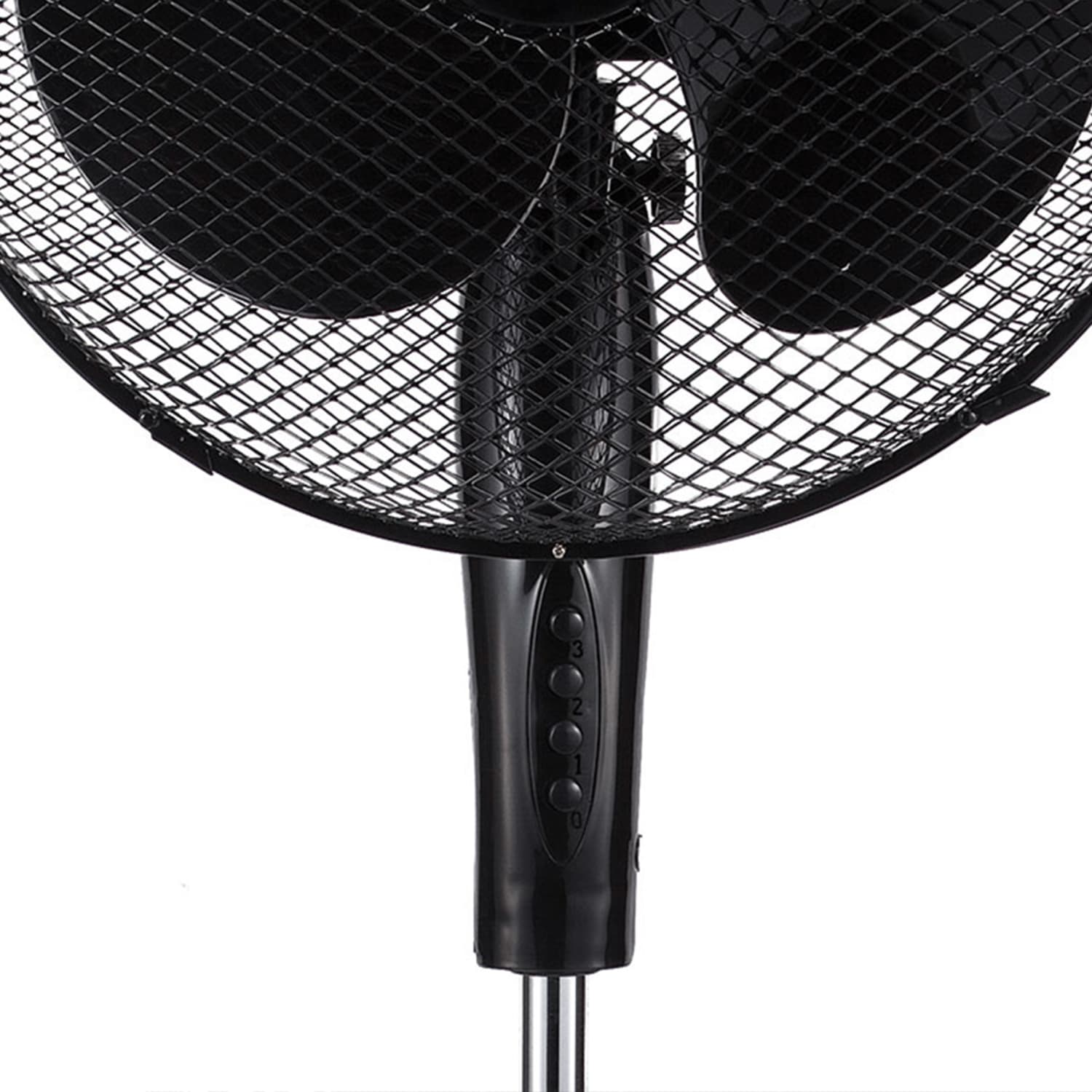 Optimus Kool Zone 16in Oscillating Fan, Black - Image 4
