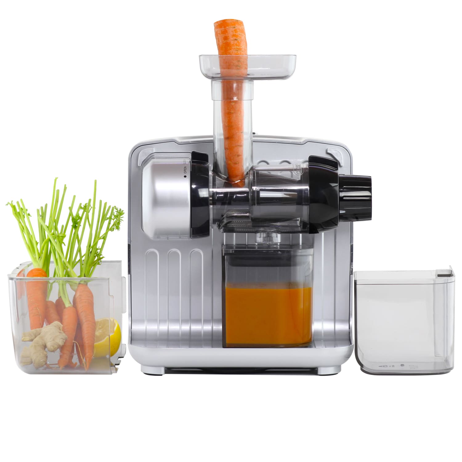 Omega Cold Press 365 Cube-Style Slow Juicer, Silver - Image 6