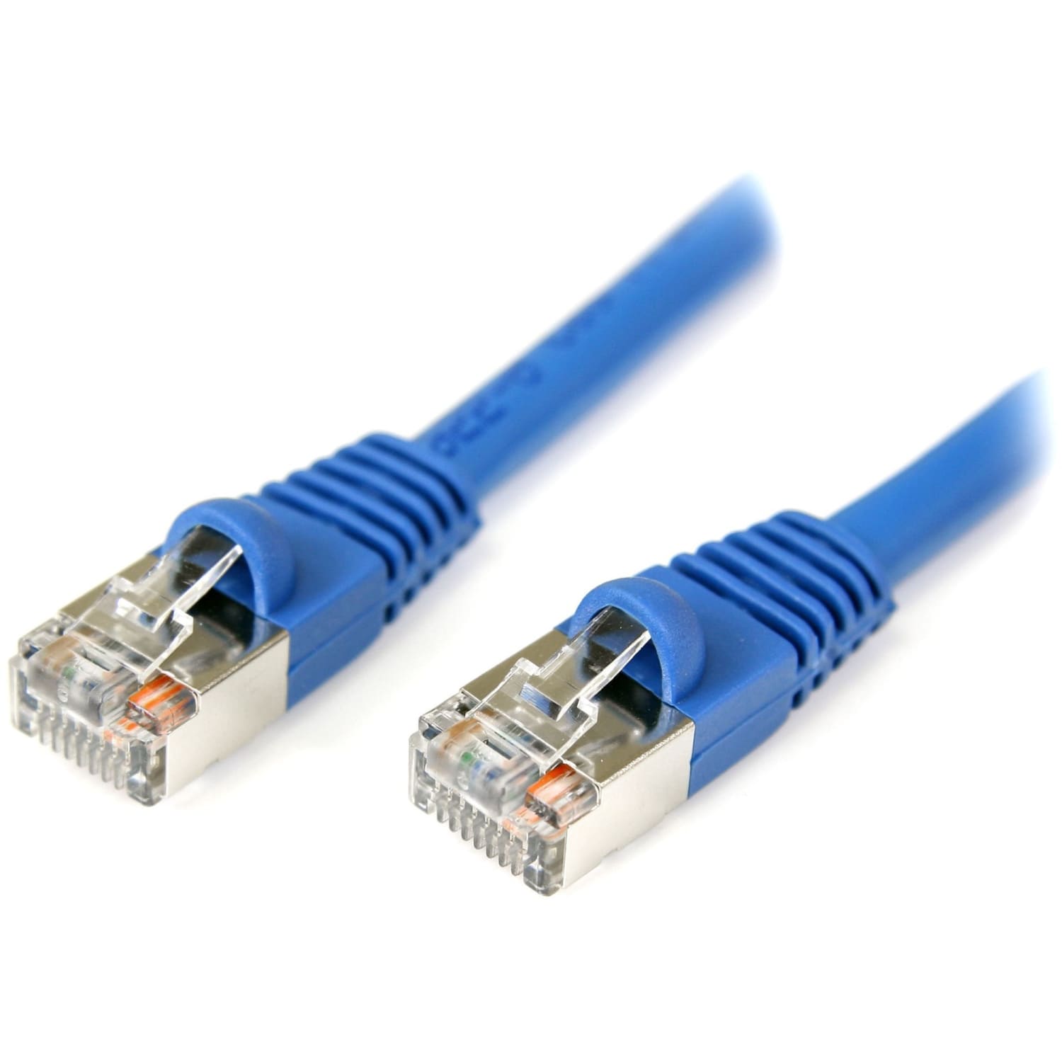 StarTech.com 10 ft Blue Snagless Shielded Cat5e Patch Cable - 10ft Cat5e Patch Cable - 10ft Cat 5e Patch Cable - S45PATCH10BL - Image 4
