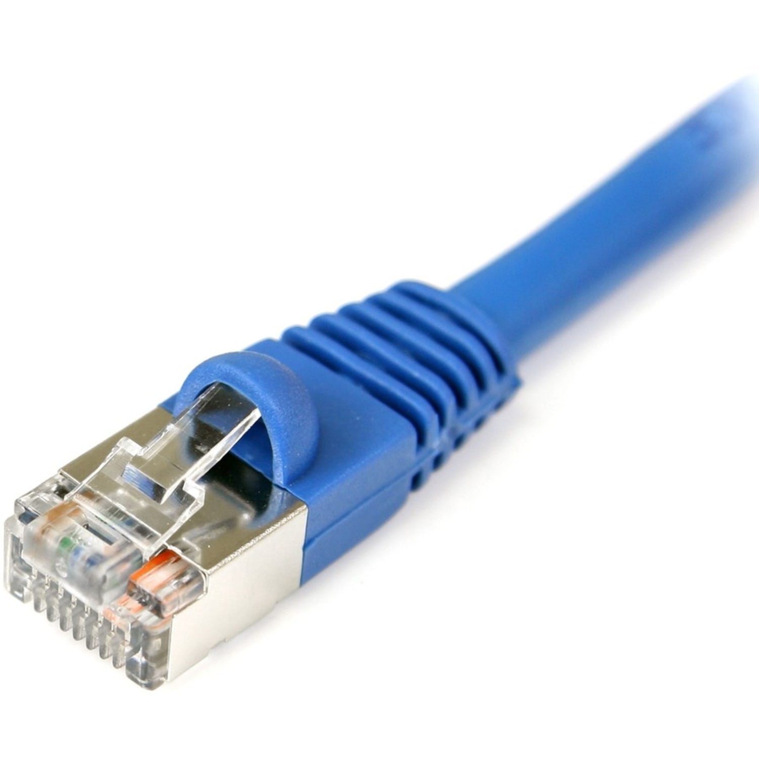 StarTech.com 10 ft Blue Snagless Shielded Cat5e Patch Cable - 10ft Cat5e Patch Cable - 10ft Cat 5e Patch Cable - S45PATCH10BL - Image 5