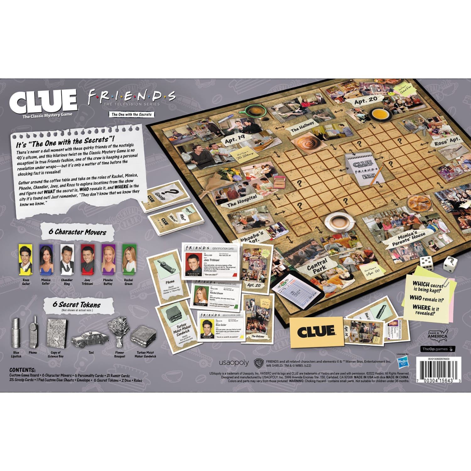 USAopoly Clue: Friends - Image 4