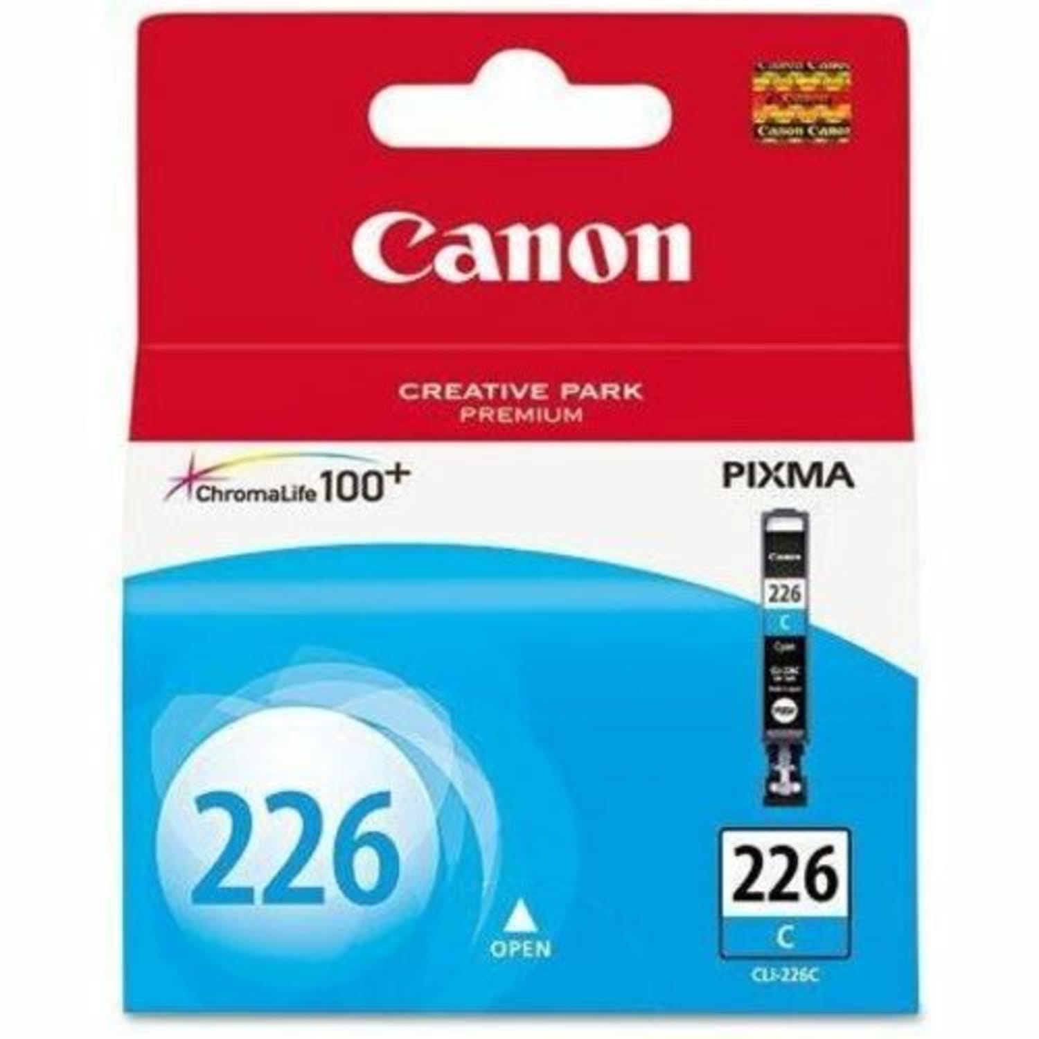 Canon CLI-226 ChromaLife 100+ Cyan Ink Tank, 4547B001 - Image 3