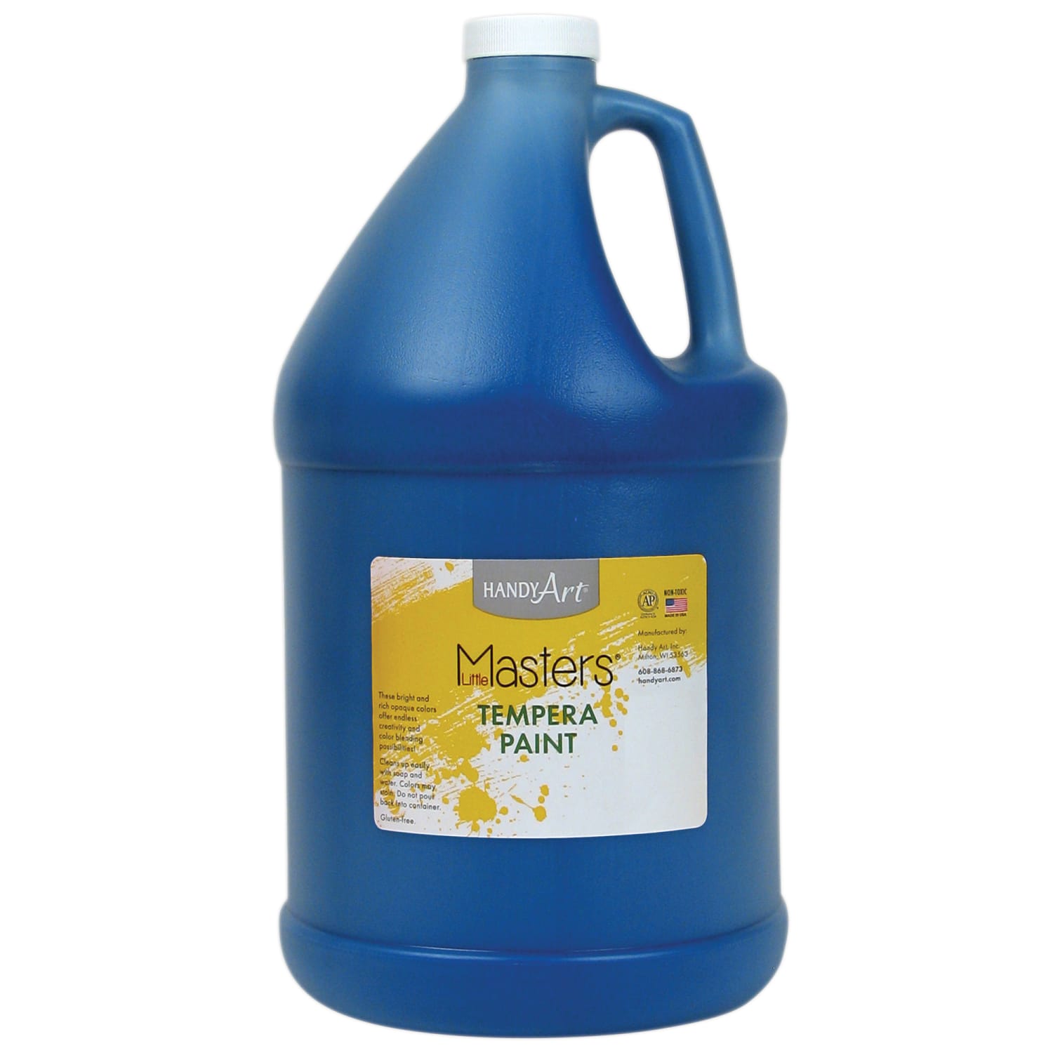 Little Masters Tempera Paint, 128 Oz, Blue, Pack Of 2 - Image 3