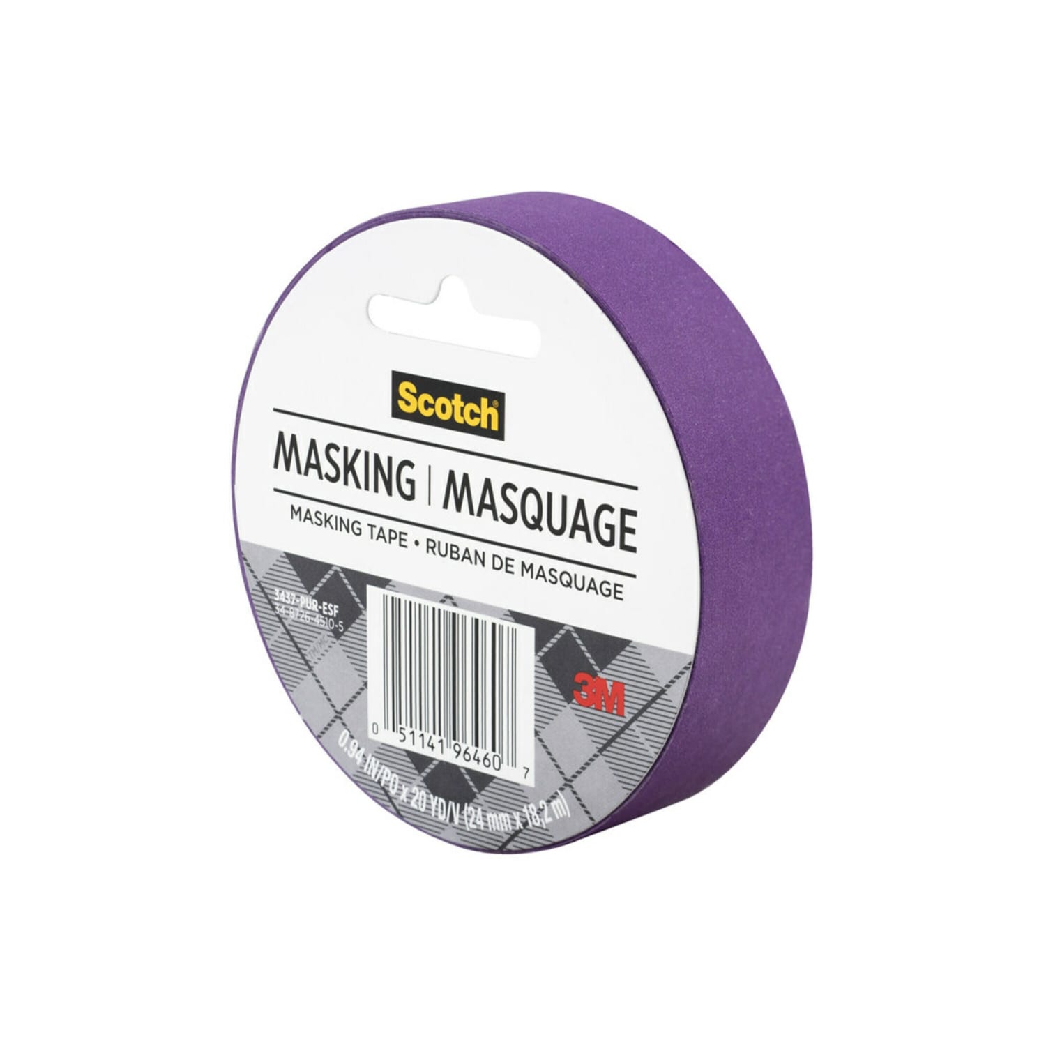 Scotch Expressions Decorative Masking Tape, 1in x 20 Yd., Purple - Image 3