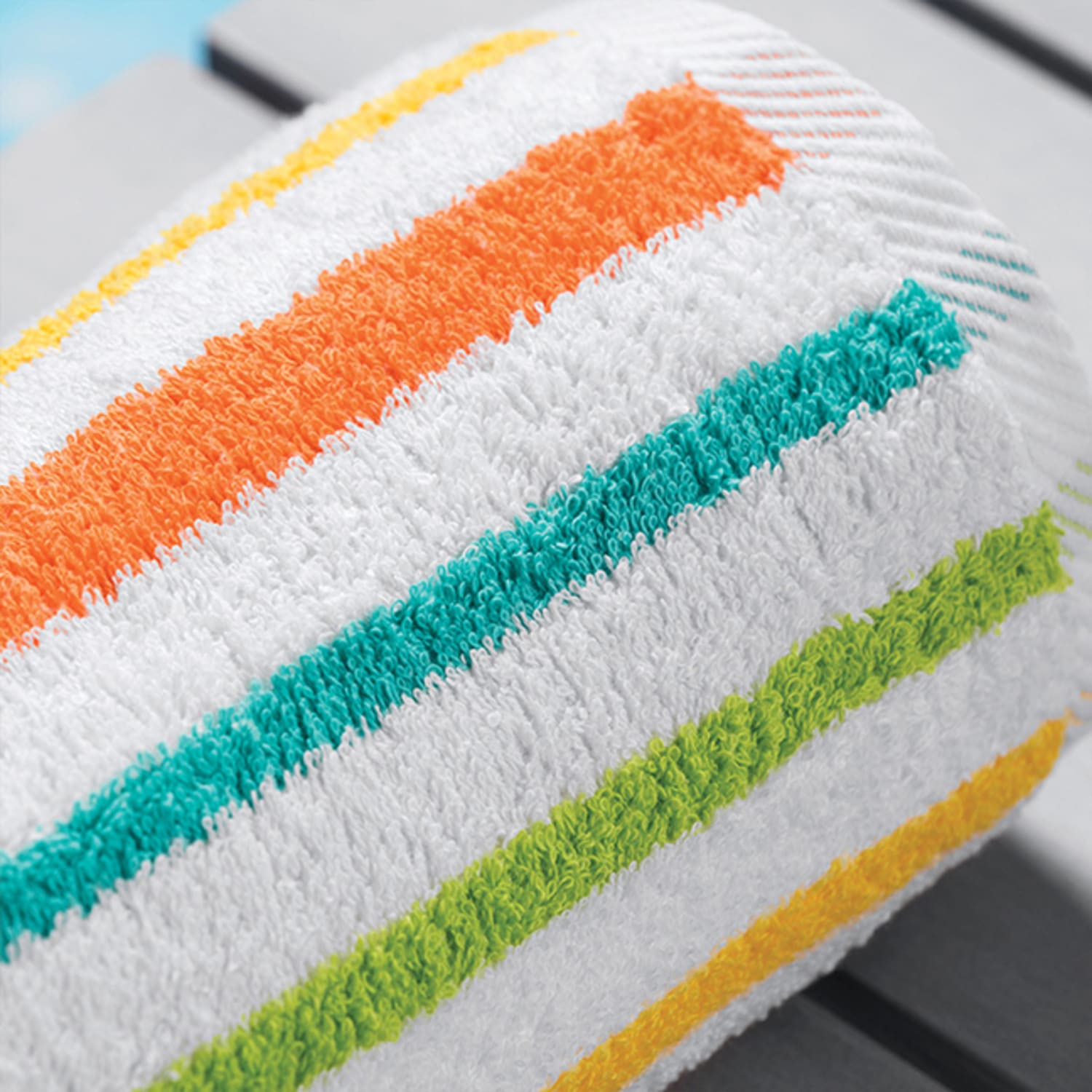 Splash Cabana Stripe Pool Towels, 30in x 60in, Multicolor, Pack Of 24 Towels - Image 3