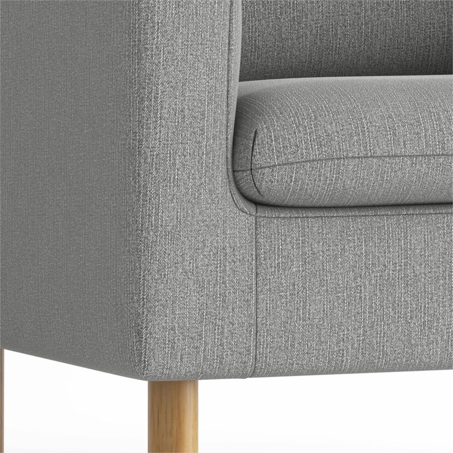 HON Parkwyn Loveseat - Material: Fabric - Finish: Gray - Image 4