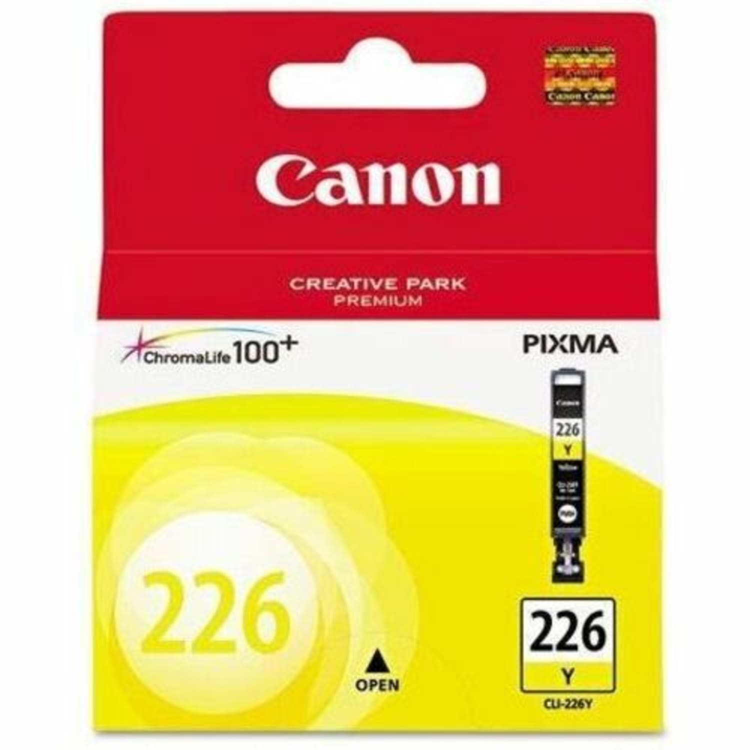 Canon CLI-226 ChromaLife 100+ Yellow Ink Tank, 4549B001 - Image 3