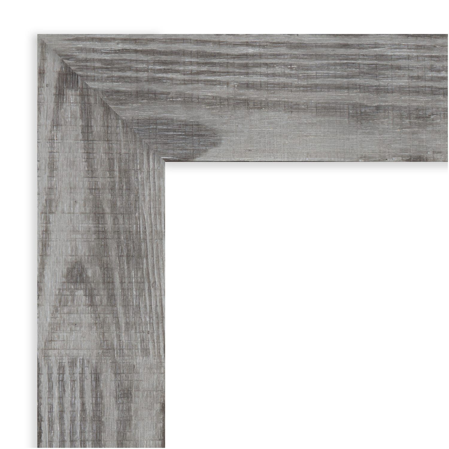 Amanti Art Bridge Wood Picture Frame, 28in x 34in, Opening Size 22in x 28in, Gray - Image 4