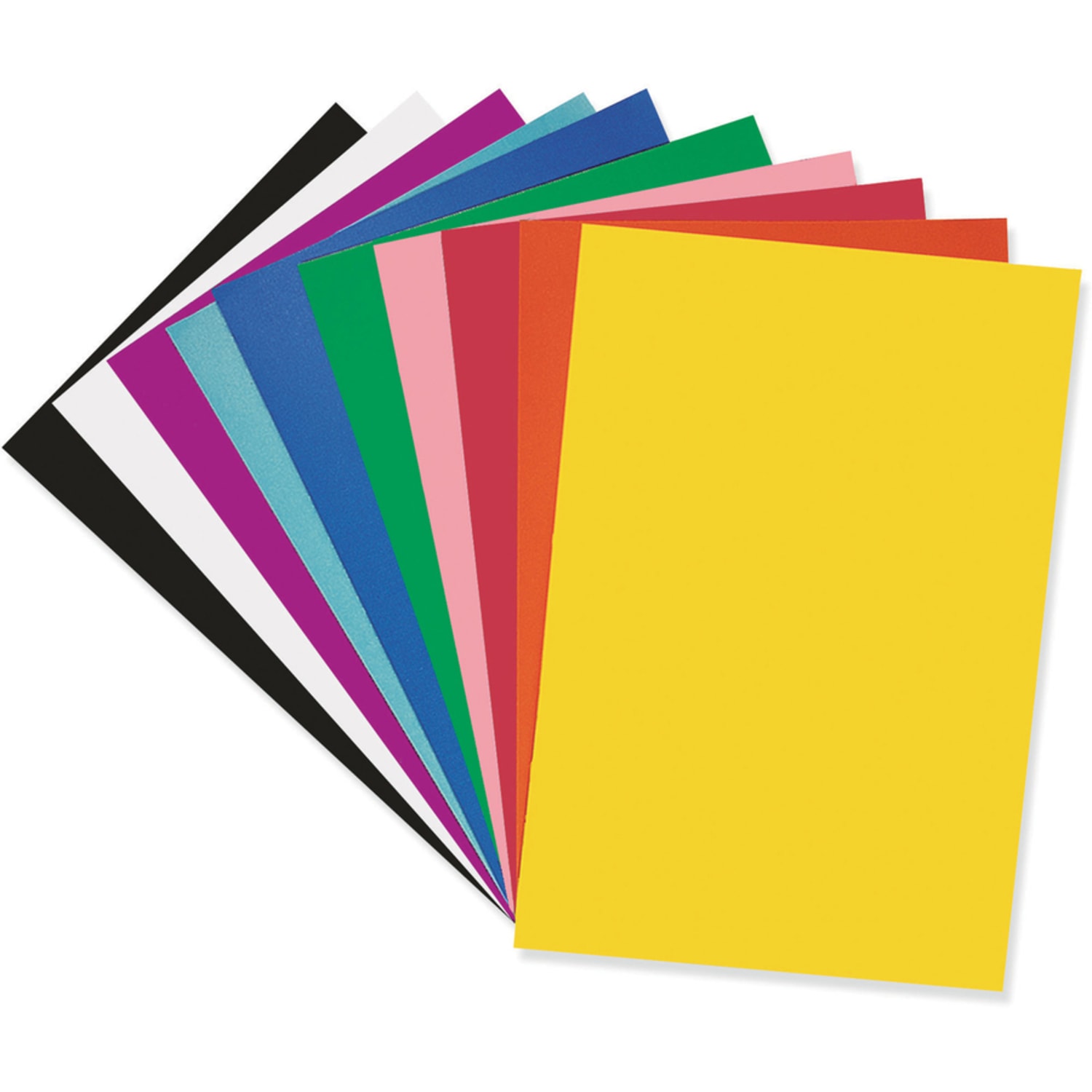 Pacon Peacock 100% Recycled Railroad Board, 22in x 28in, 4-Ply, Assorted, Carton Of 50 Sheets - Image 4