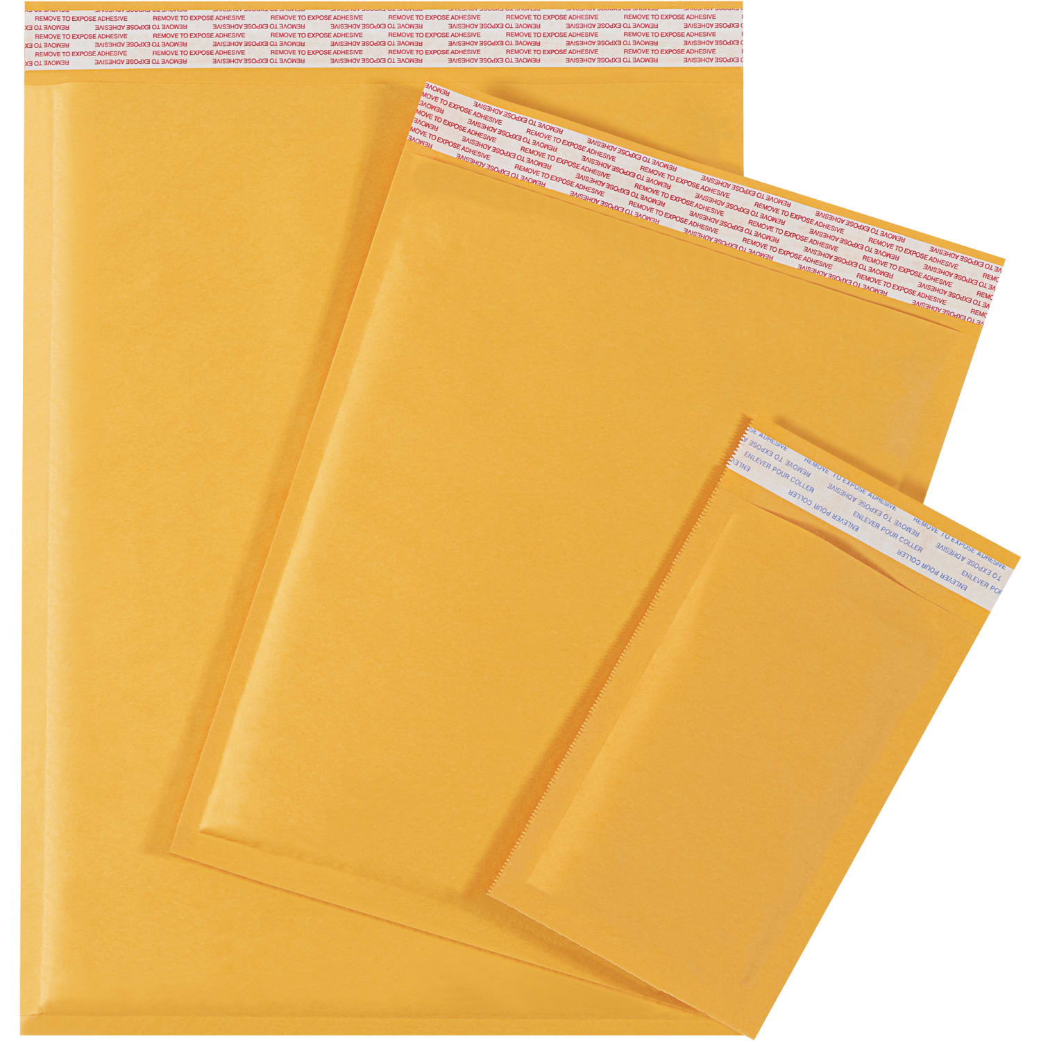 Office Depot Brand Kraft Self-Seal Bubble Mailers, #1, 7 1/4in x 12in, Pack Of 100 - Image 6