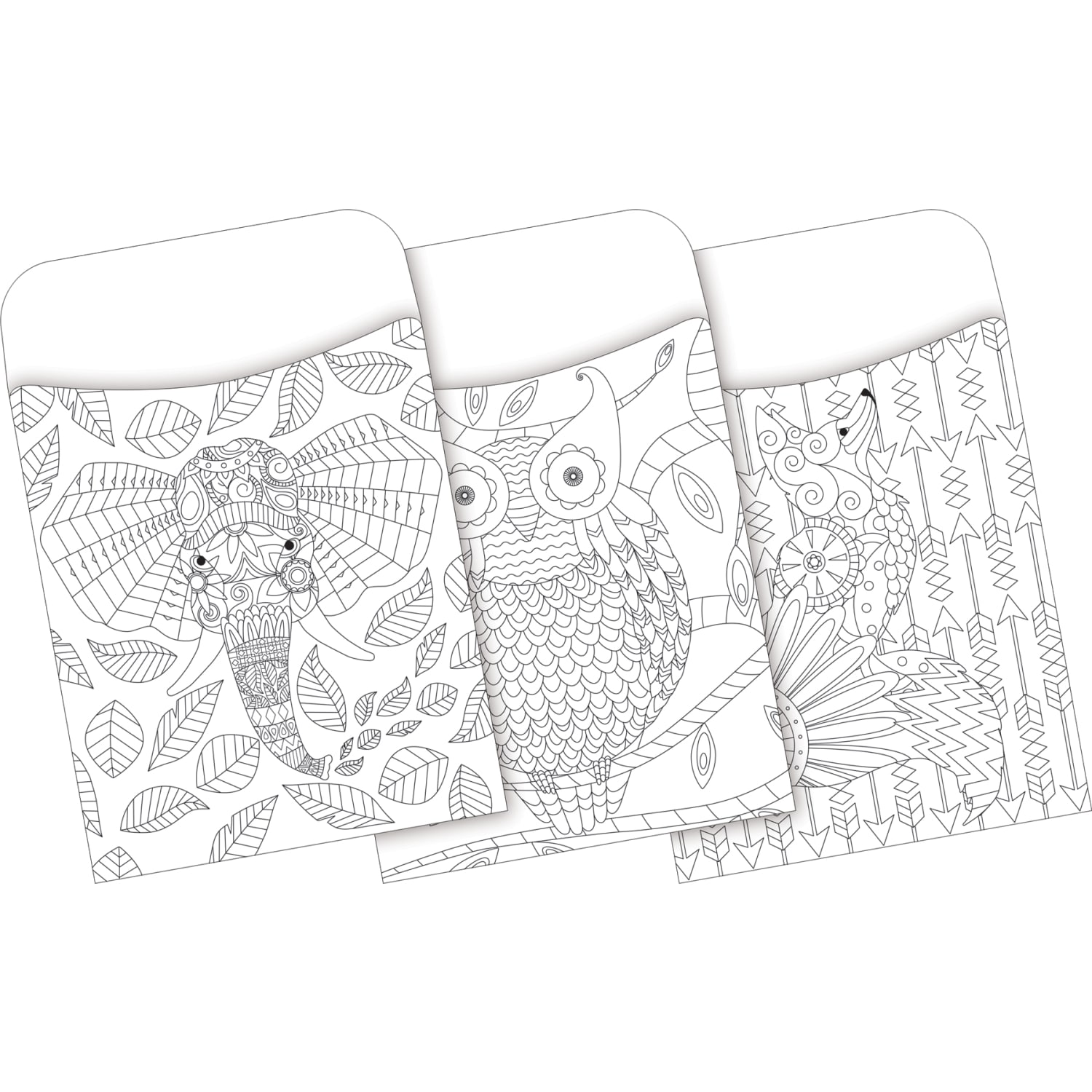 Barker Creek Peel & Stick Library Pockets, 3-1/2in x 5-1/8in, Color Me!, Set Of 90 Pockets - Image 5