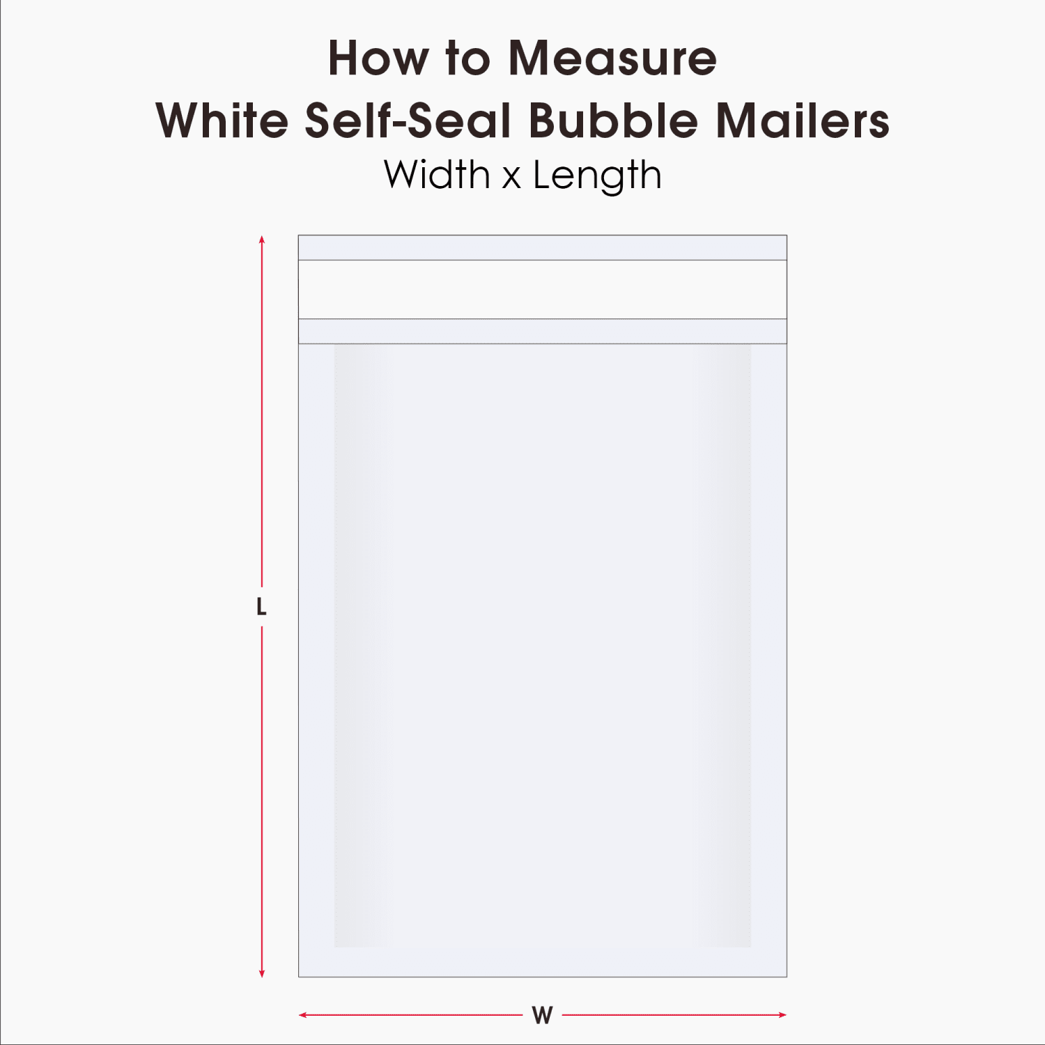 Partners Brand White Self-Seal Bubble Mailers, #2, 8 1/2in x 12in, Pack Of 100 - Image 3