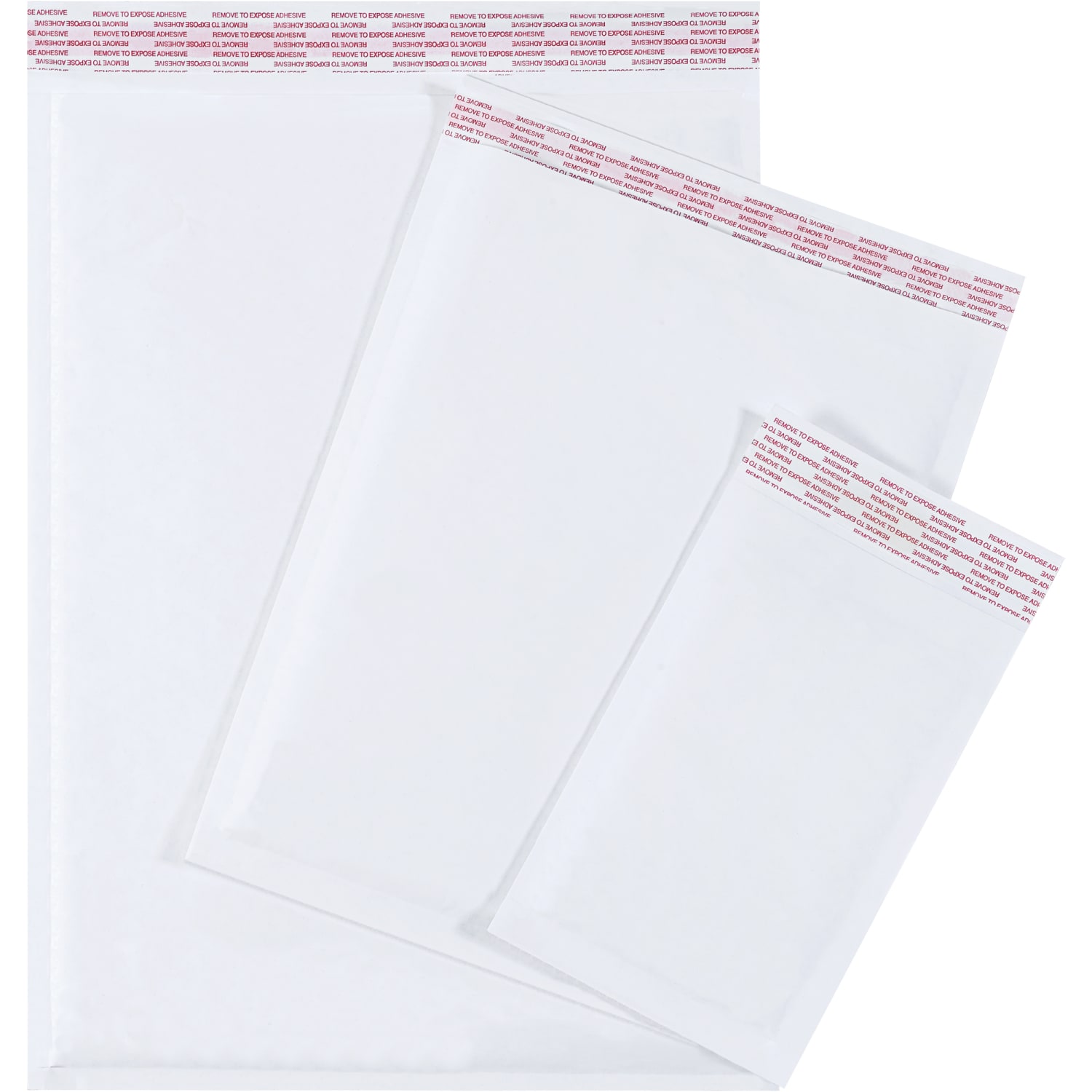 Partners Brand White Self-Seal Bubble Mailers, #2, 8 1/2in x 12in, Pack Of 100 - Image 6