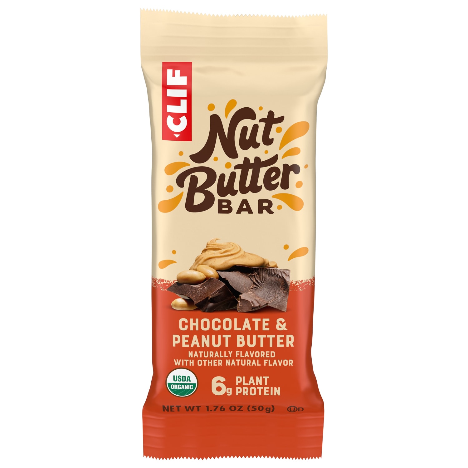 Clif Bar Nut Butter Filled Chocolate Peanut Butter Bars, 1.76 Oz, Box Of 12 Bars - Image 4