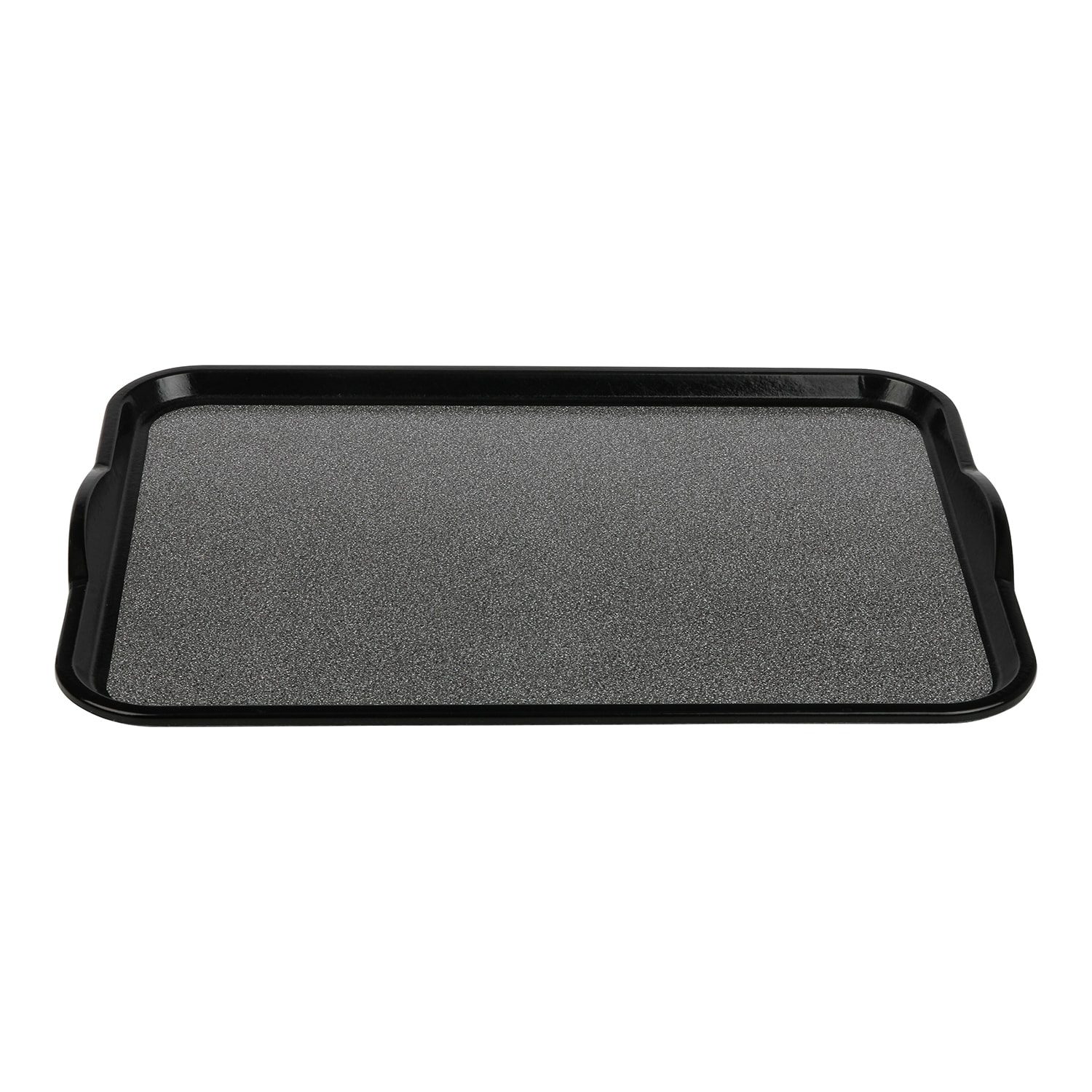 Cambro Non-Skid Versa Camtray With Handles, 14inW, Black/Pebbled Black, Pack Of 12 Trays - Image 3