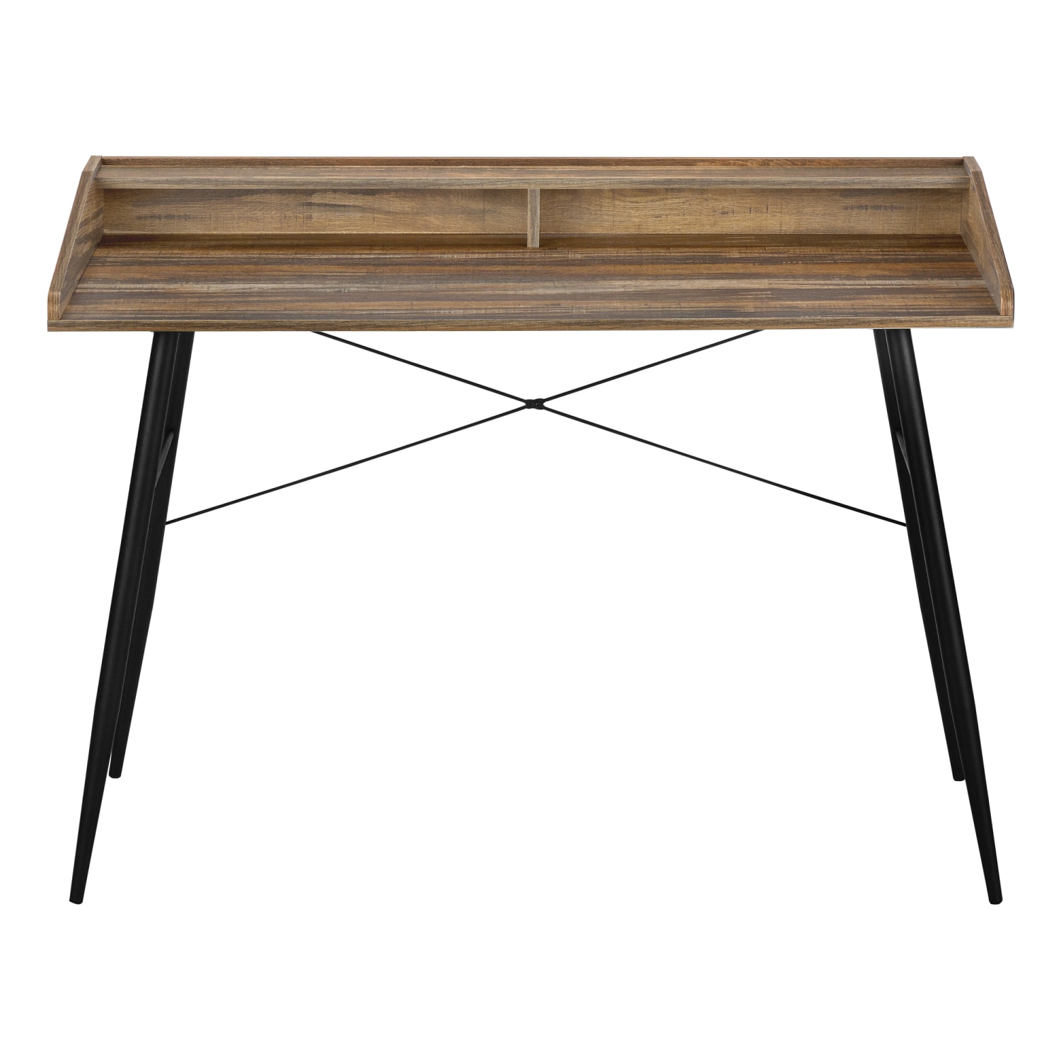 Monarch Specialties Len 48inW Computer Desk, Brown - Image 4
