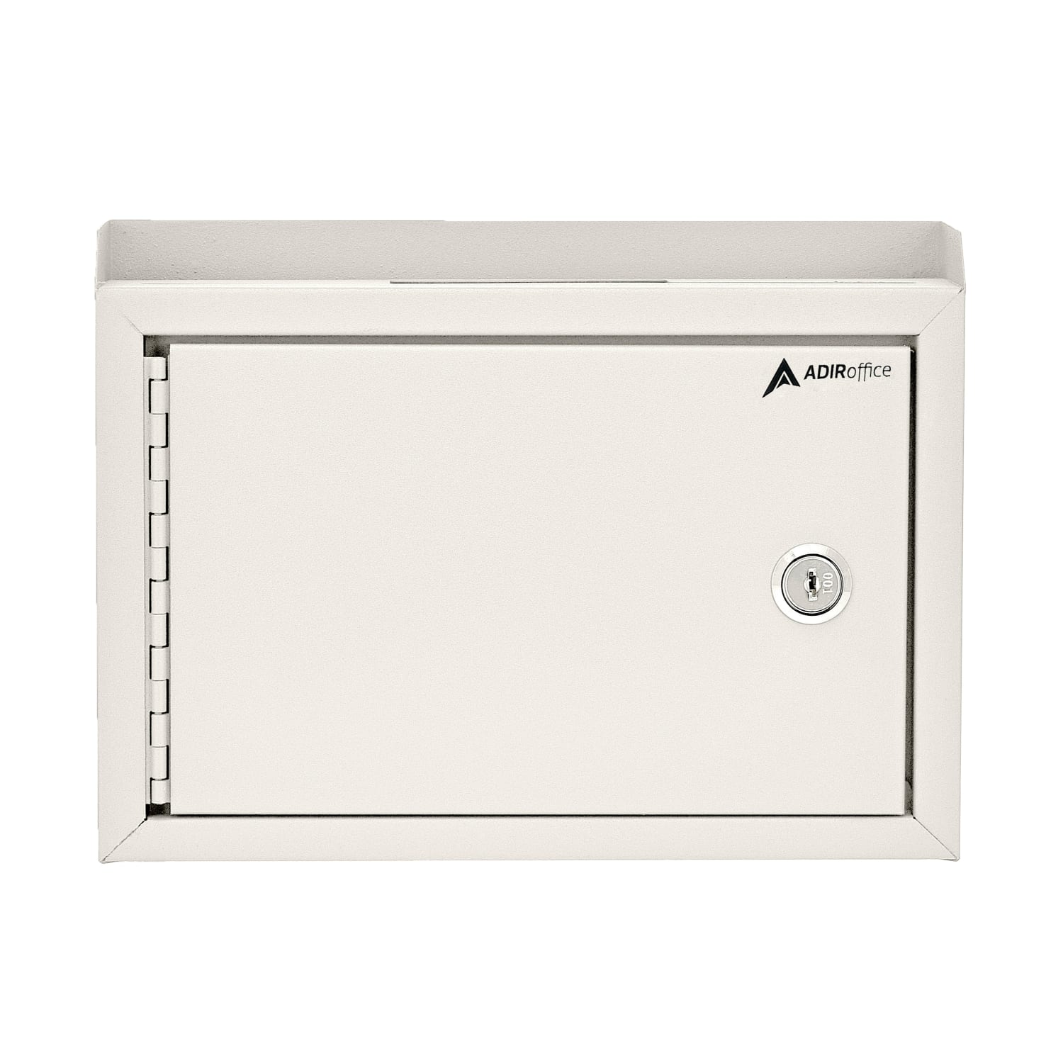 Alpine AdirOffice Medium Size Steel Multi-Purpose Suggestion Drop Box, 7-1/2inH x 9-13/16inW, 3-7/16inD, White - Image 3