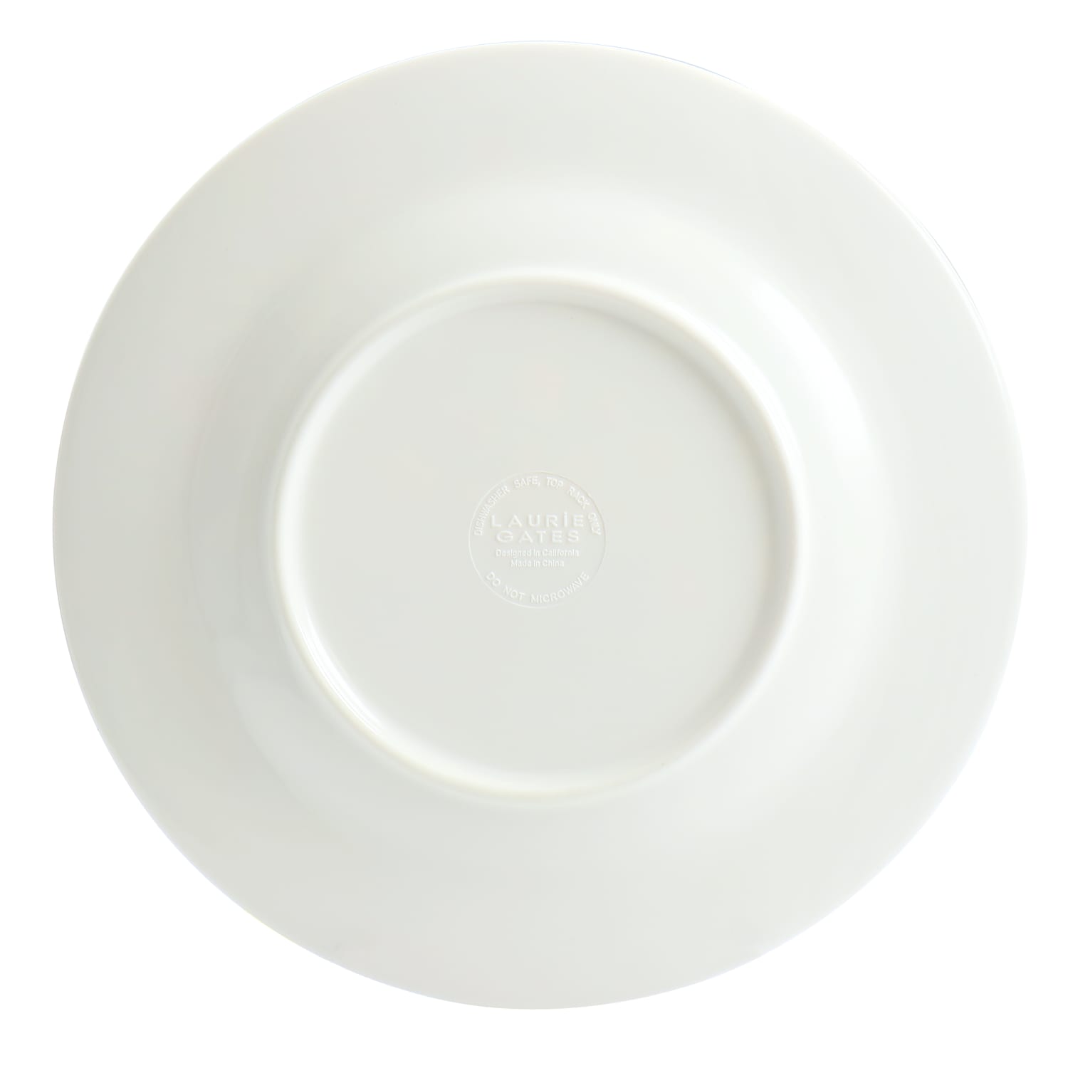Gibson Laurie Gates Tallulah 16-Piece Round Melamine Dinnerware Set, Blue - Image 6