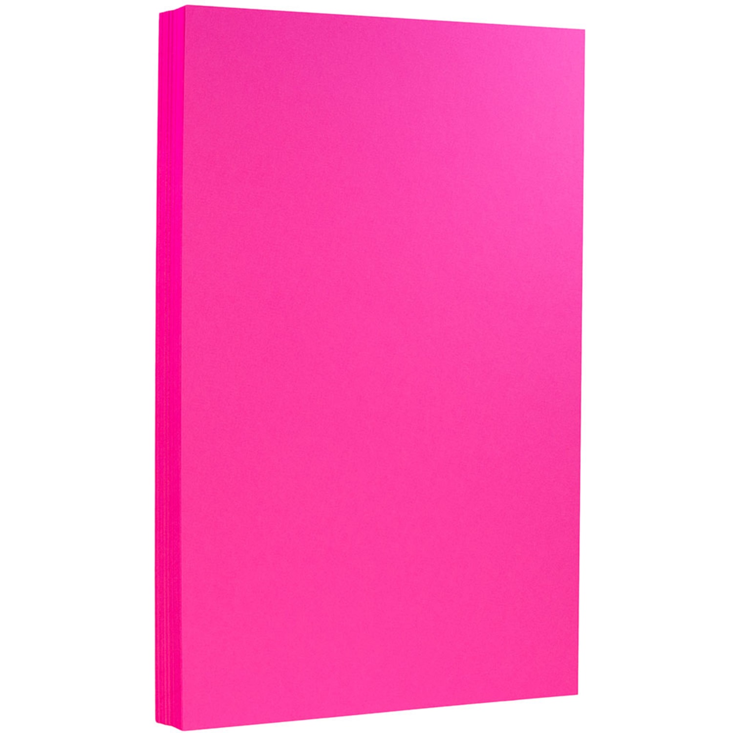 JAM Paper Card Stock, Ultra Fuchsia, Legal (8.5in x 14in), 65 Lb, Pack Of 50 - Image 3