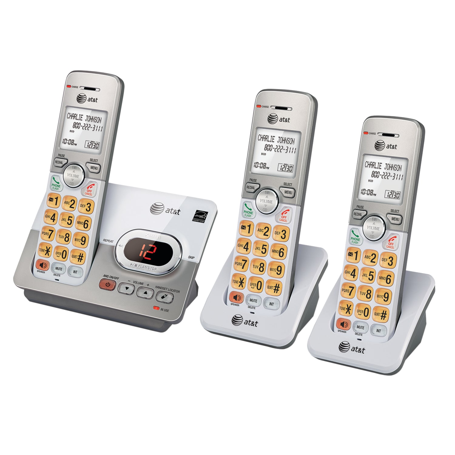 AT&T EL52303 DECT 6.0 Expandable Cordless Phone System With Digital Answering Machine - Image 4