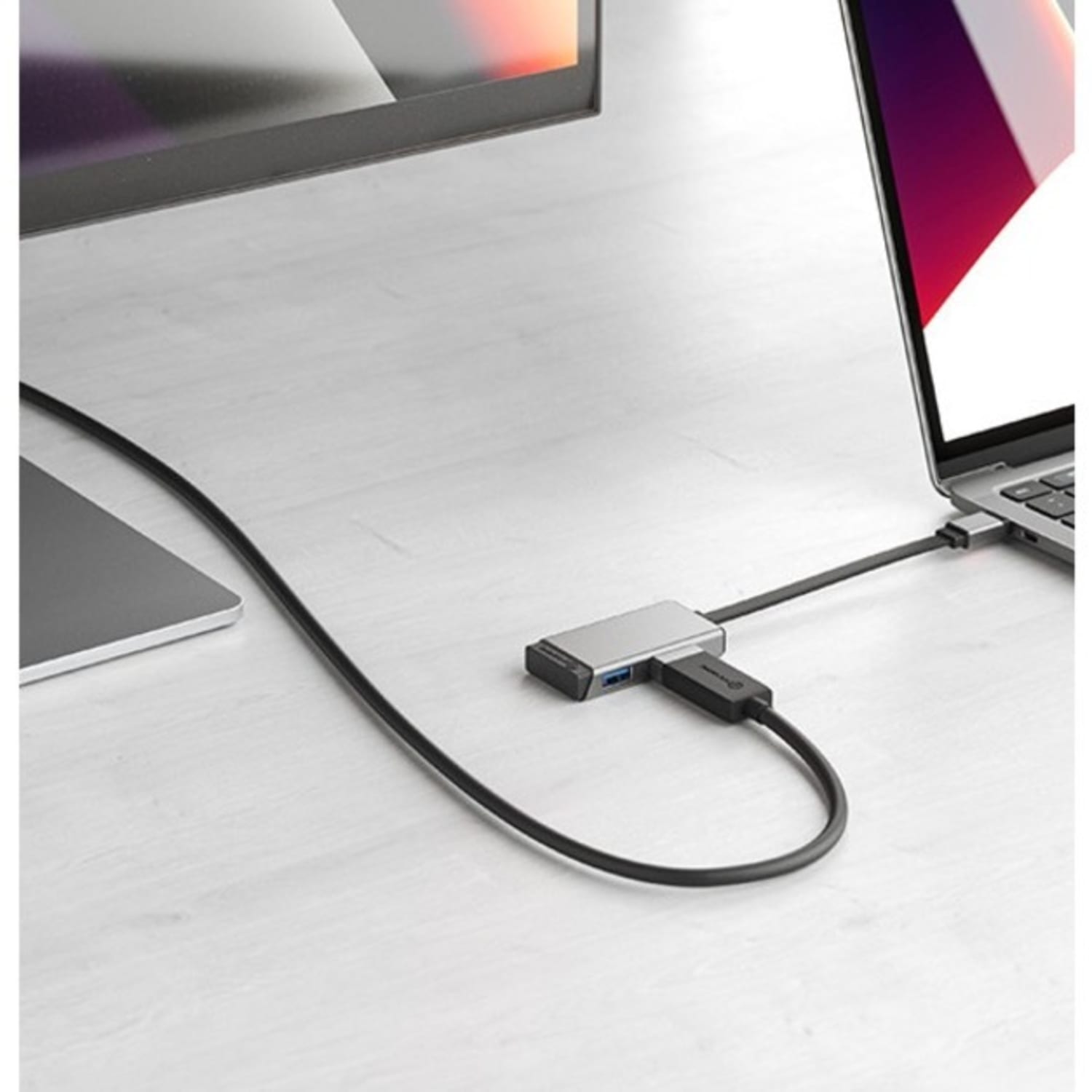 Alogic MagForce DUO 2-in-1 Adapter - 1 x USB Type C - Male - 1 x HDMI 2.0 Digital Audio/Video - Female, 1 x USB 3.2 (Gen 1) Type A - Female - 4096 x 2160 Supported - Space Gray - 1 - Image 5