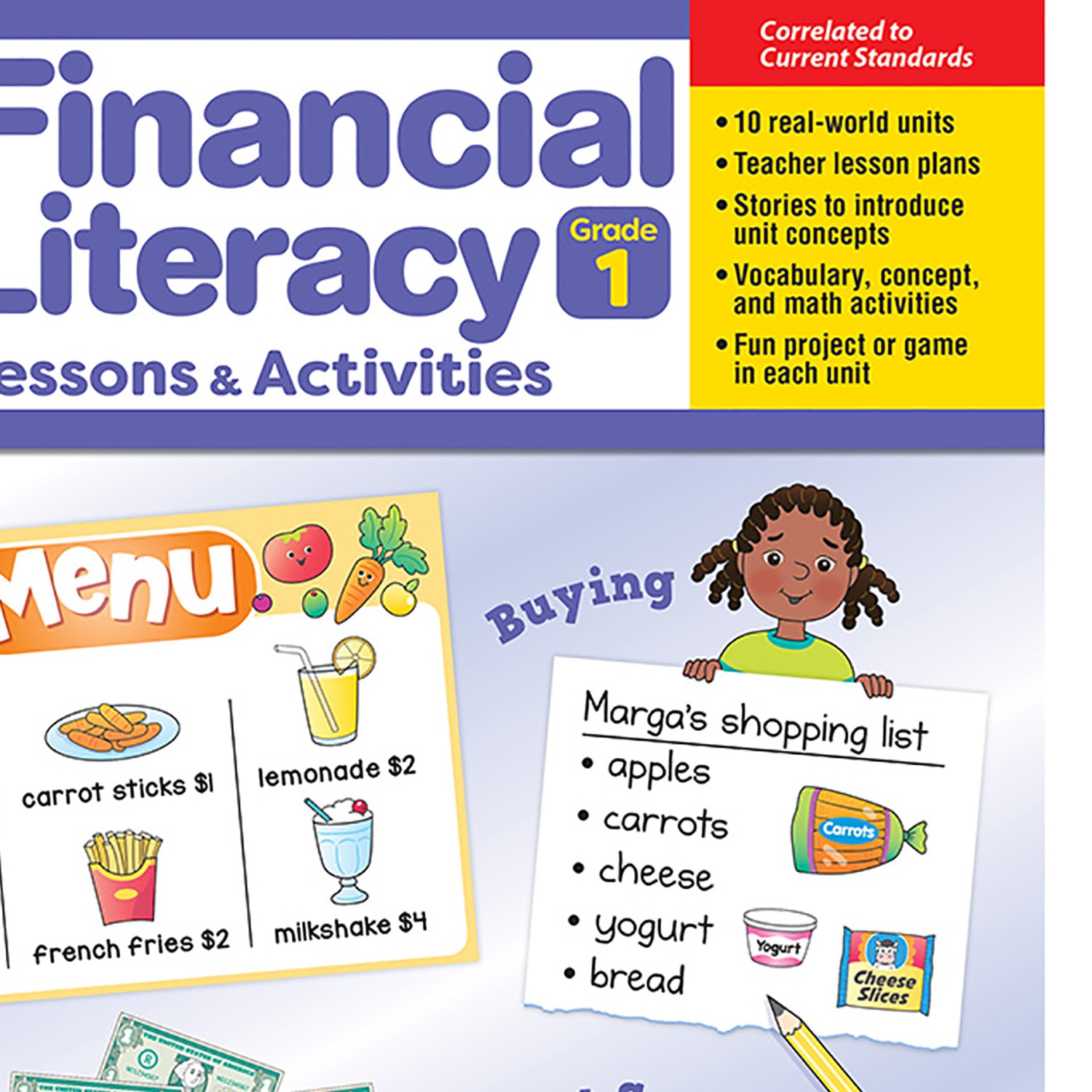 Evan-Moor Financial Literacy Lessons & Activities, Grade 1 - Image 4