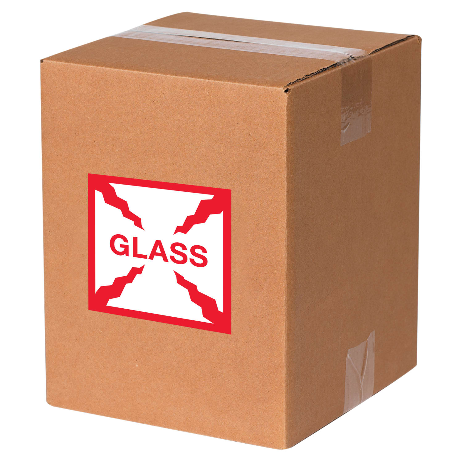 Tape Logic Preprinted Shipping Labels, SCL506, "Glass," 4in x 4in, Red/White, Pack Of 500 - Image 3