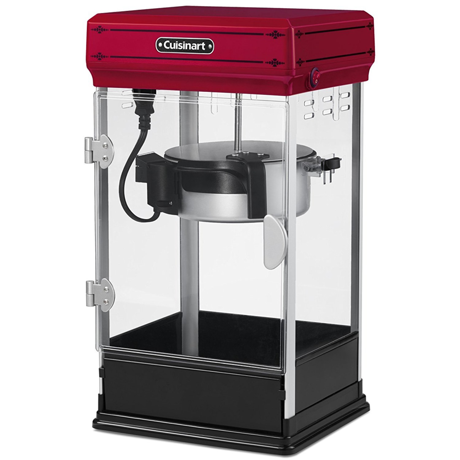 Cuisinart Popcorn Maker, 21-15/16inH x 11-3/4inW x 11-3/4inD, Red - Image 4